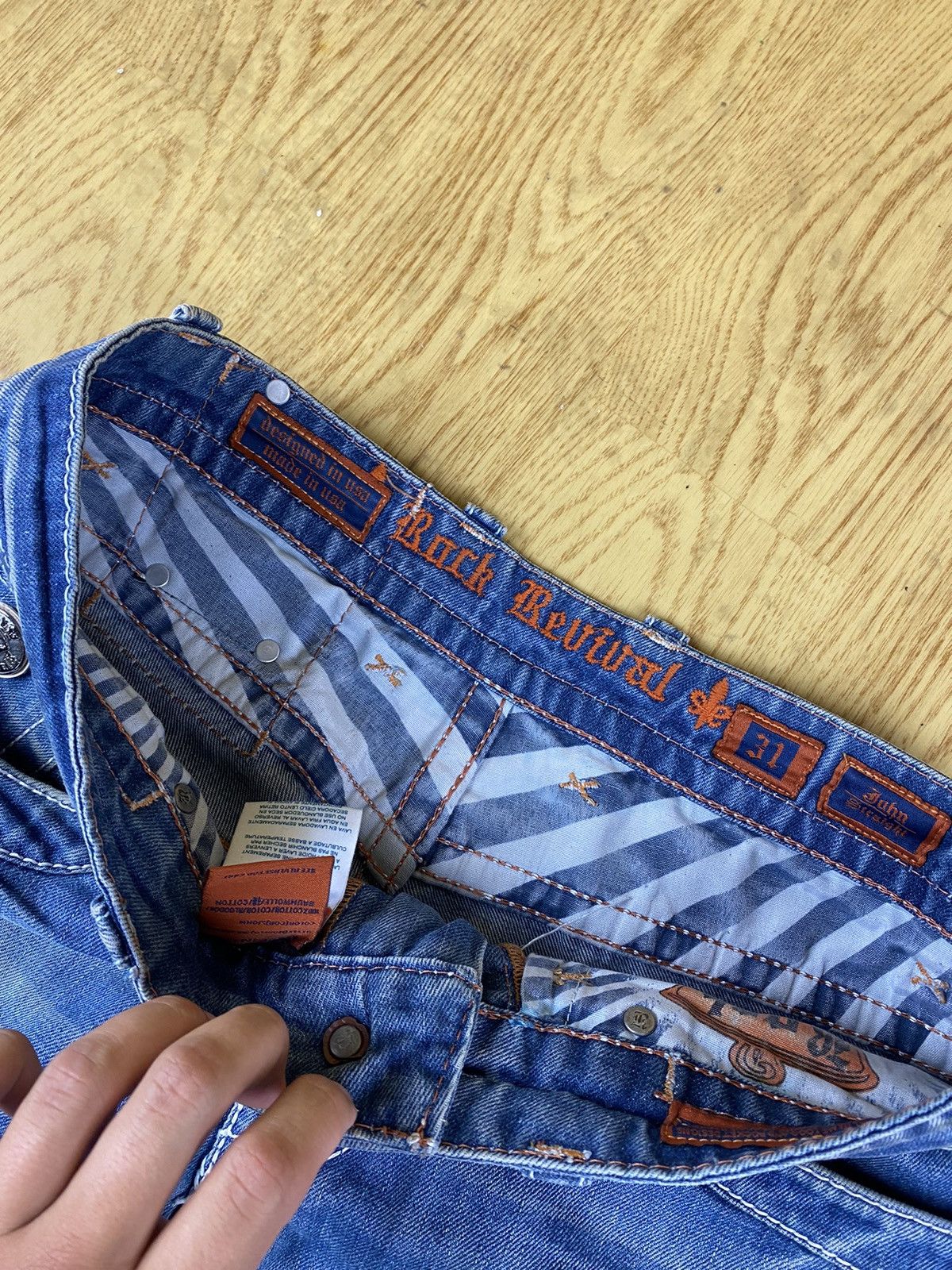 Rock Revival Y2K Grunge Rock Revival Jeans Size US 31 - 5 Thumbnail
