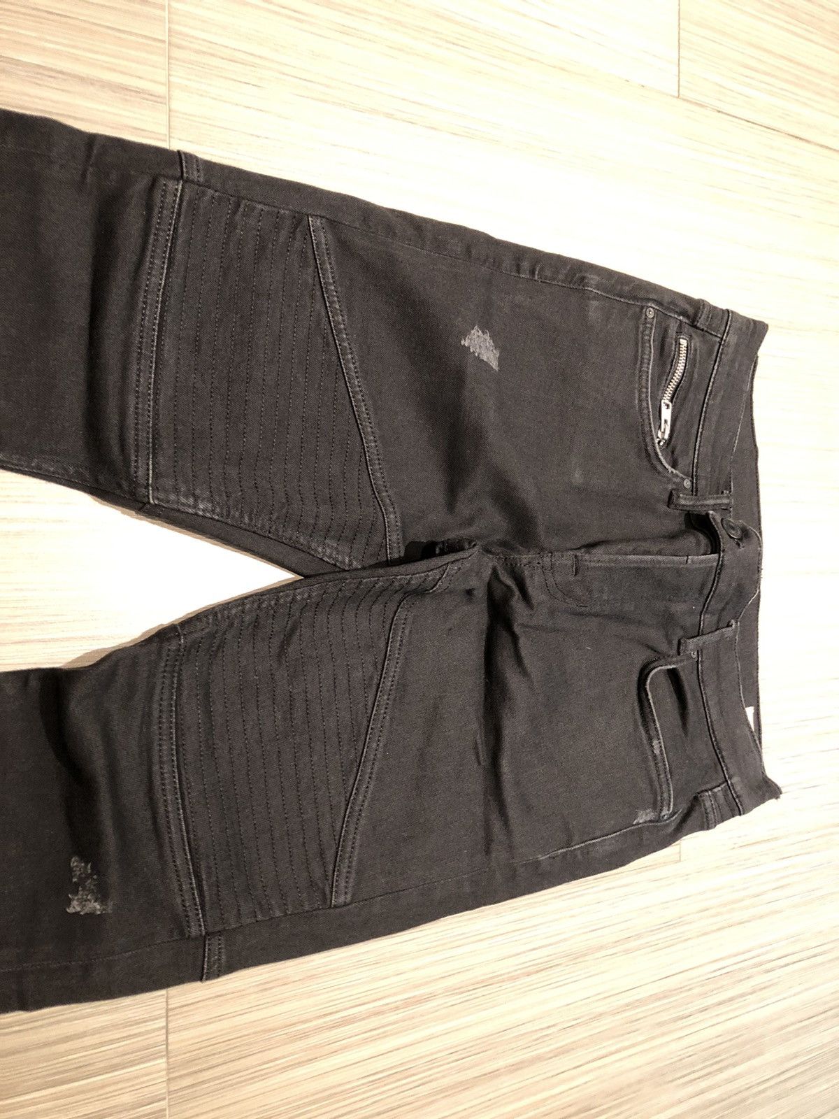 Allsaints Allsaints Cigarette black biker Skinny Jeans Size US 32 / EU 48 - 3 Thumbnail