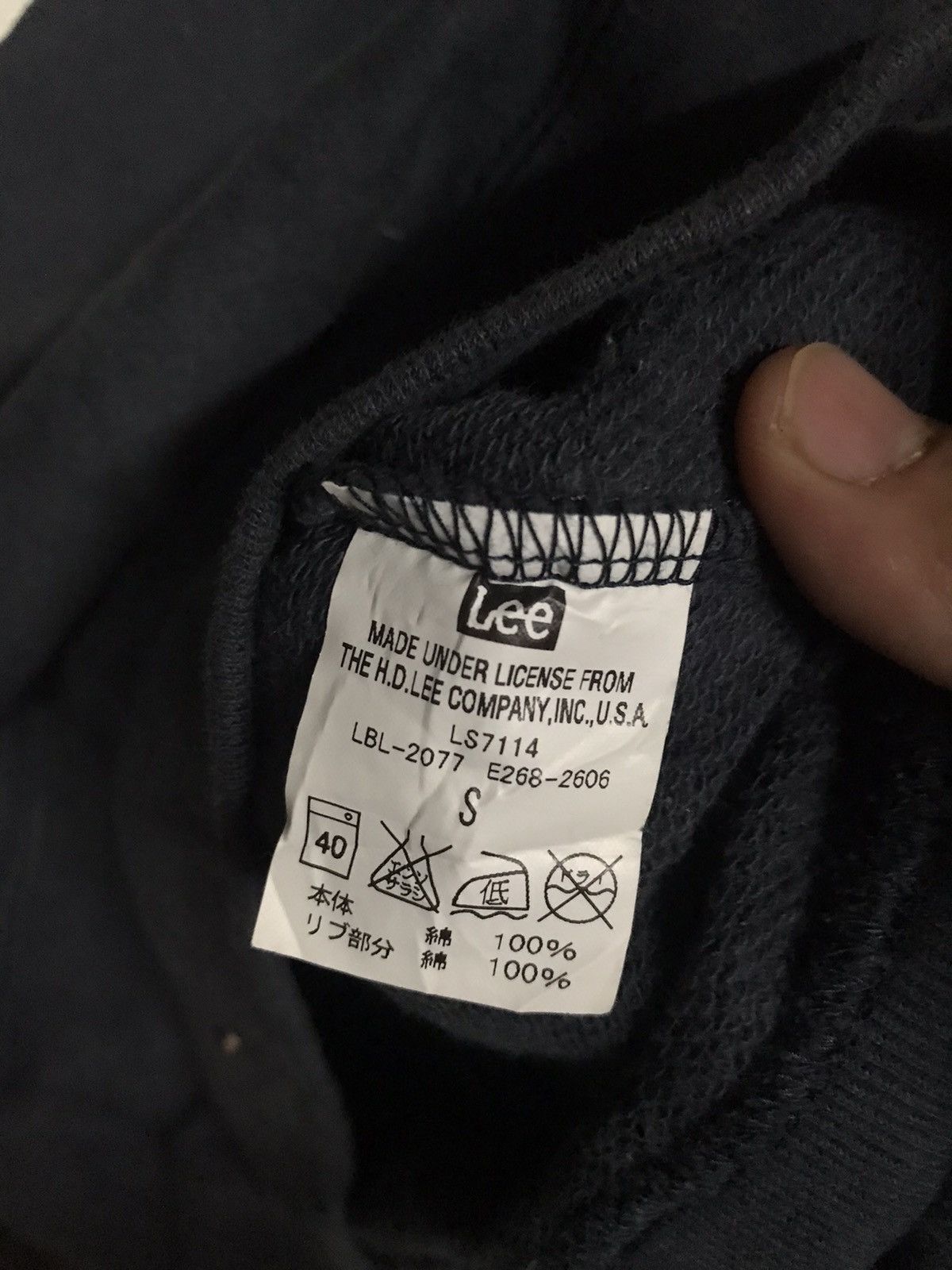 Lee Lee Hoodie Big Logo Pullover Size US S / EU 44-46 / 1 - 4 Thumbnail