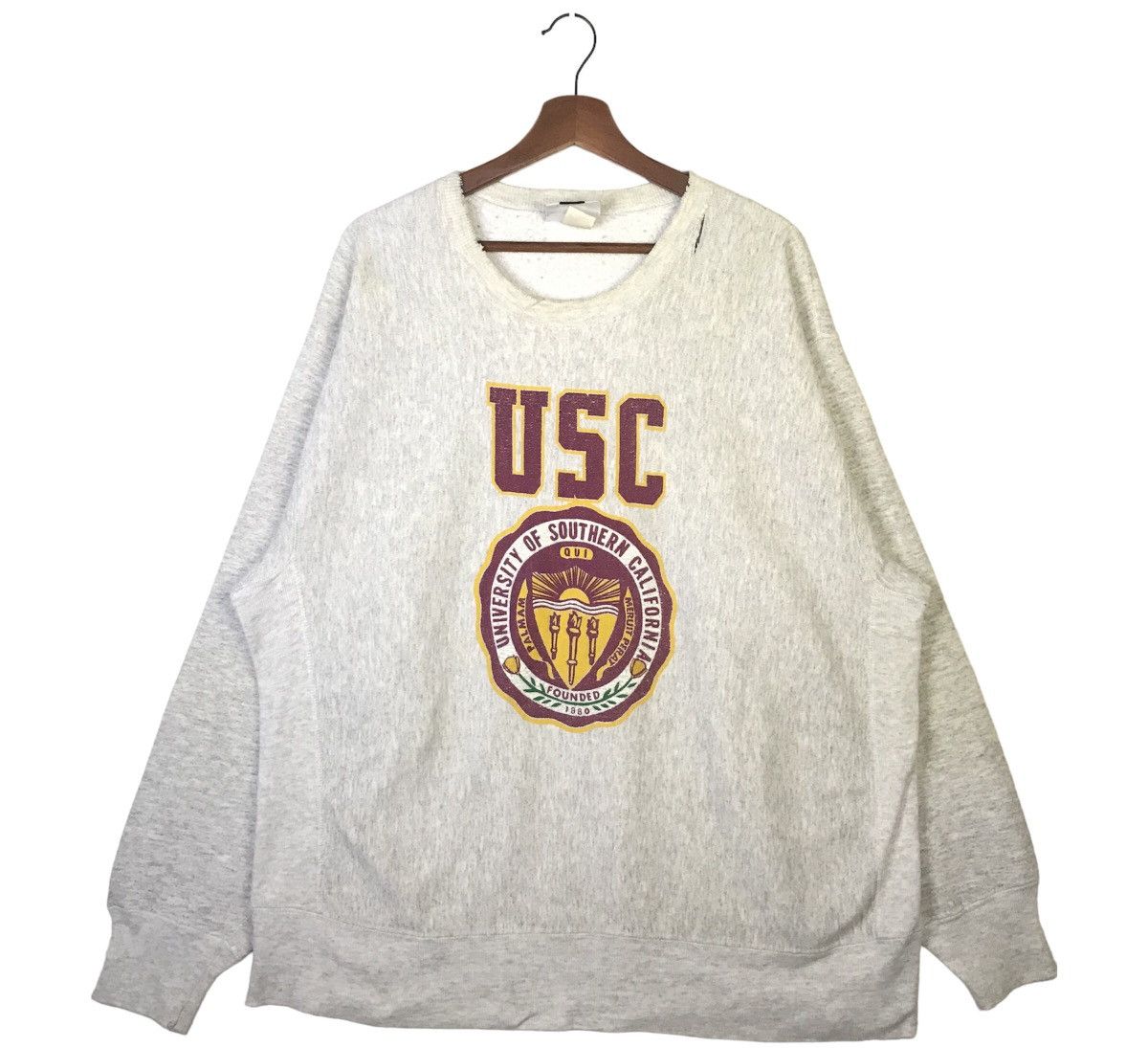 Vintage 90s University of Southern Carolina USC Sweatshirt Size US XL / EU 56 / 4 - 1 Thumbnail