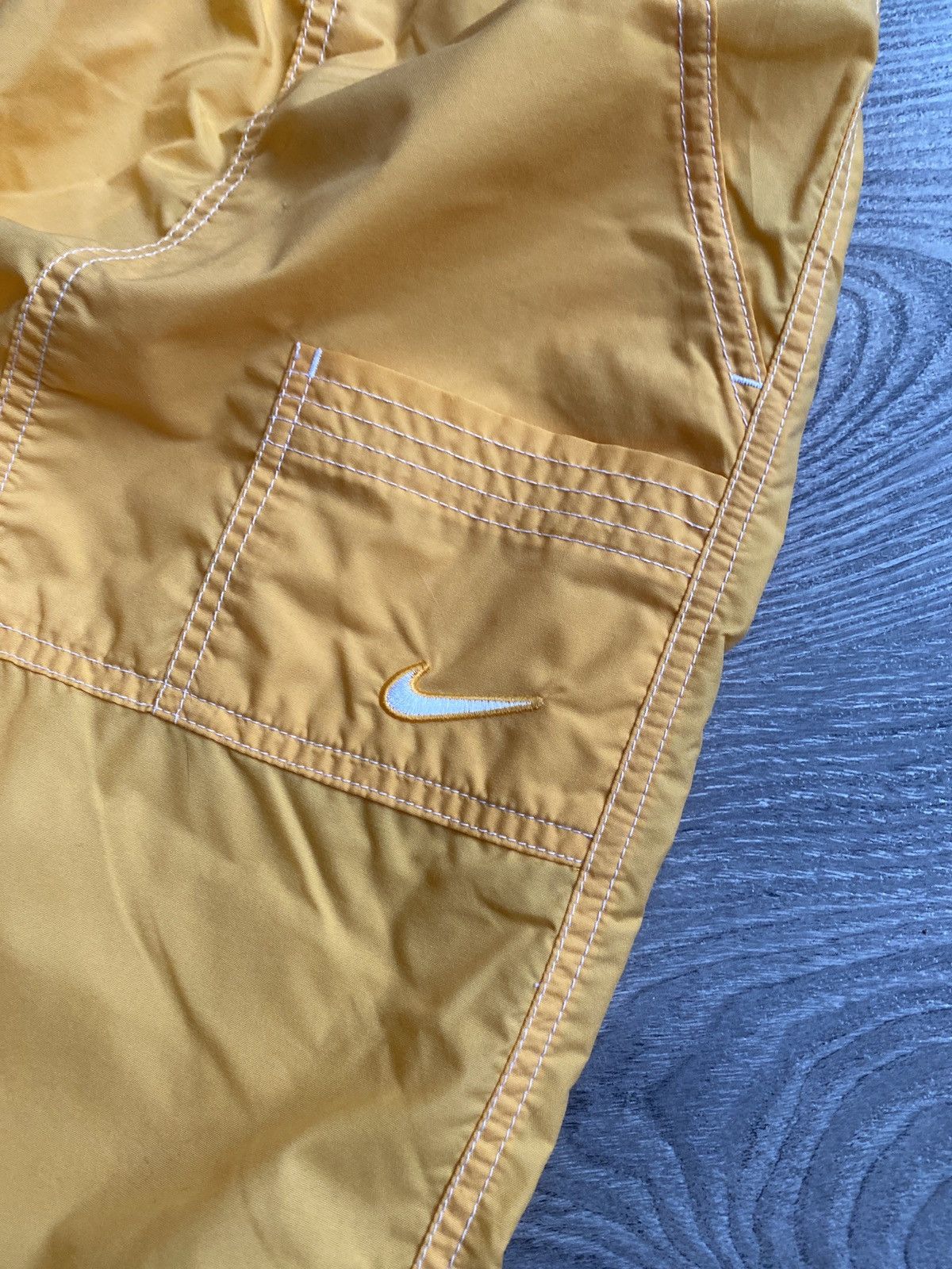 Nike × Vintage Vintage 90s Nike Nylon pants Size US 33 - 3 Thumbnail
