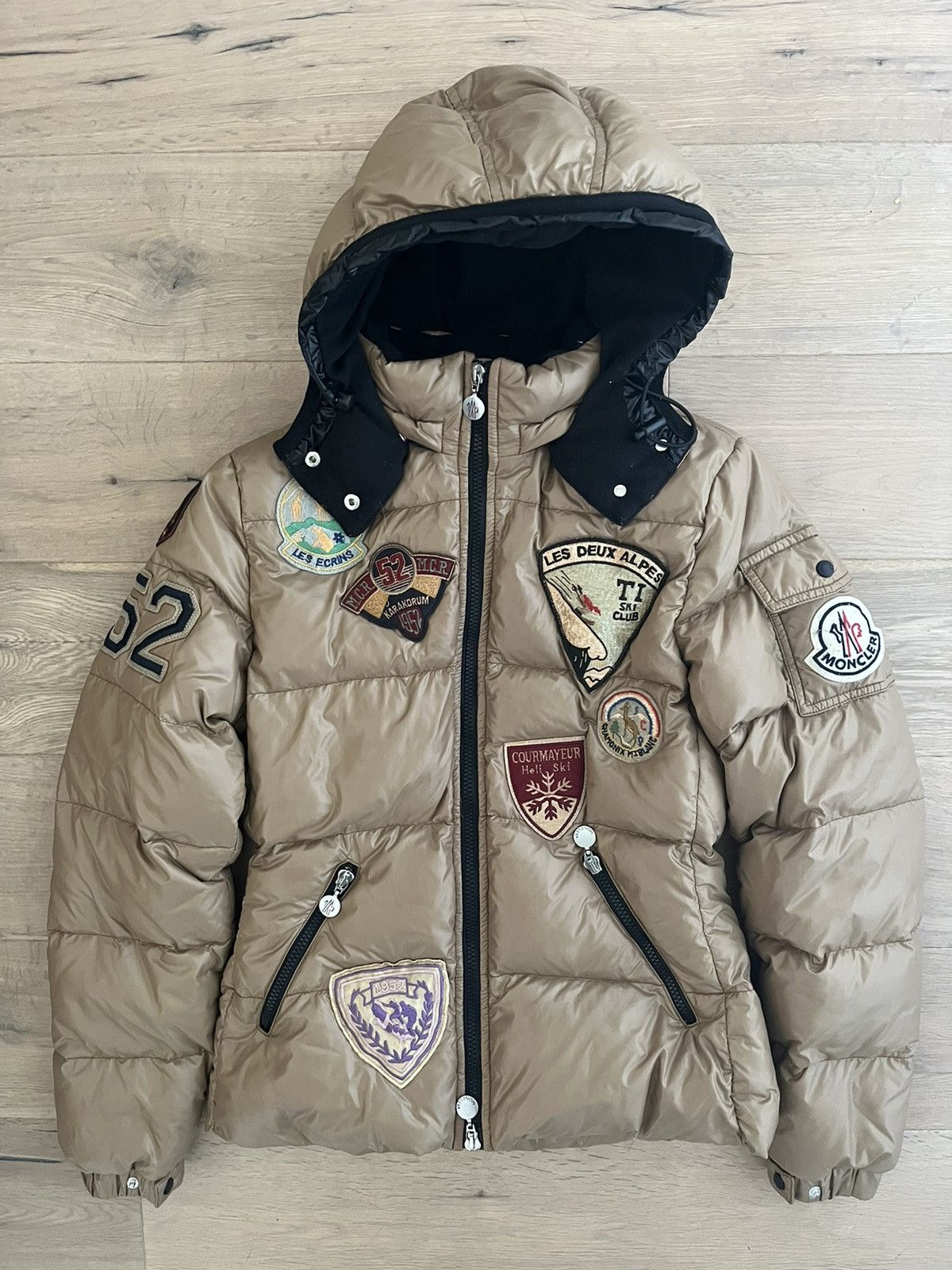 Moncler jacket with patches online