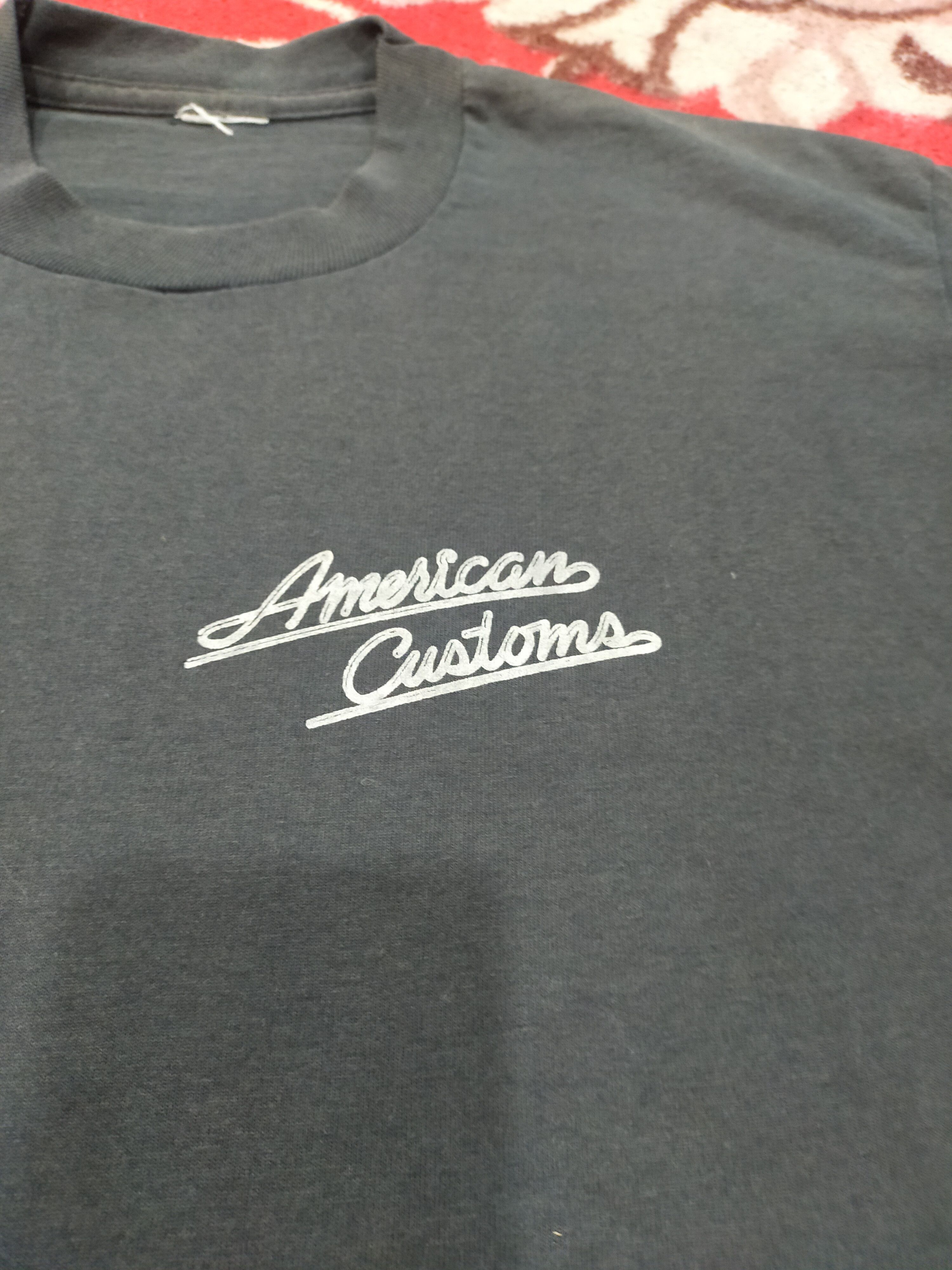Vintage 🔥Rare🔥Vintage Motorcycle American Customs special drag tee Size US M / EU 48-50 / 2 - 6 Thumbnail