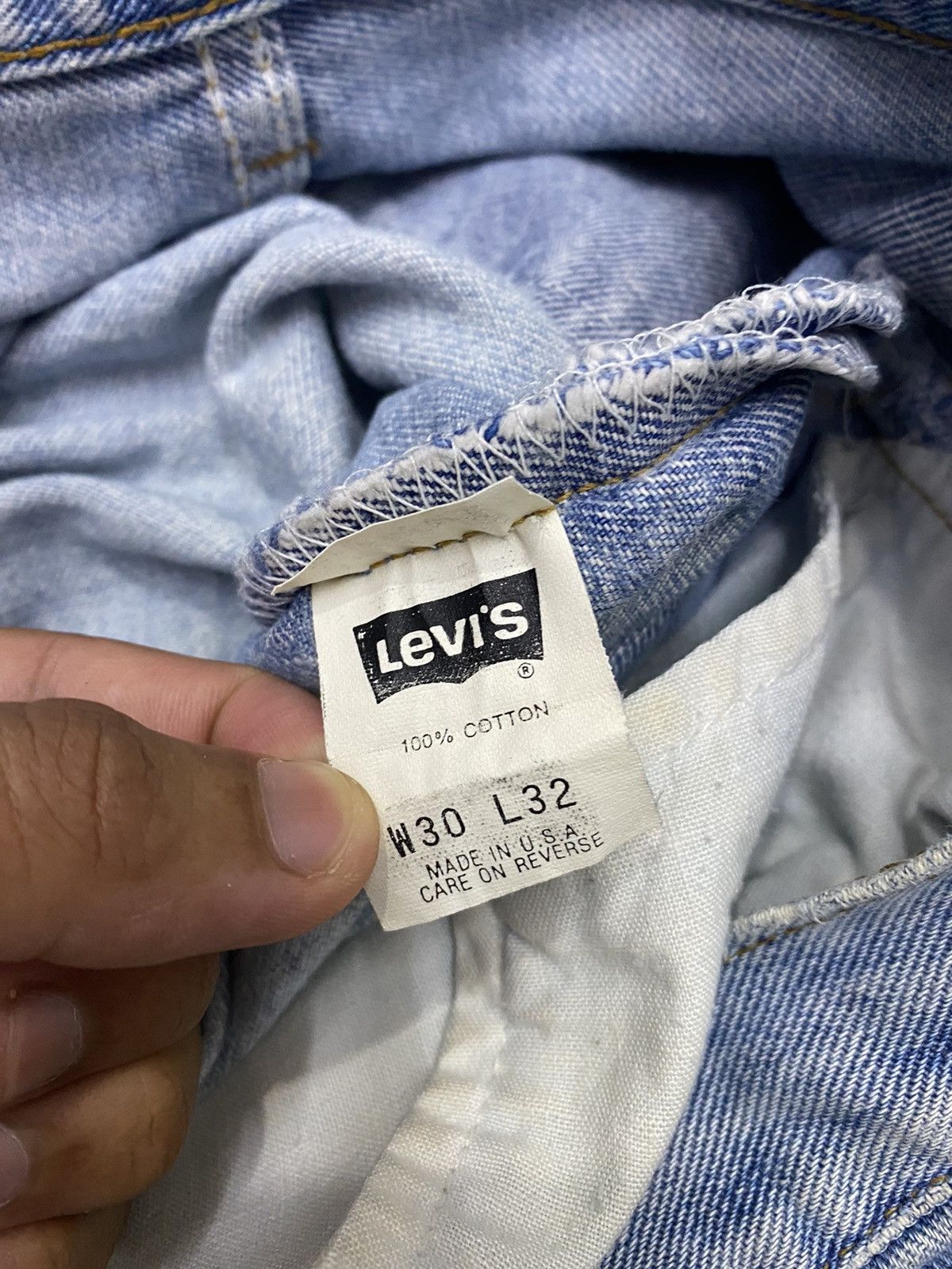 JNCO × Levi's 80s Vintage Levis 501 Distressed Denim Jeans Size US 30 / EU 46 - 9 Thumbnail