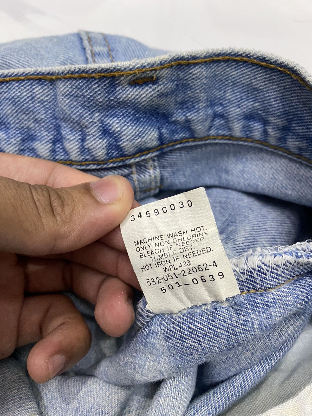 JNCO × Levi's 80s Vintage Levis 501 Distressed Denim Jeans Size US 30 / EU 46 - 10 Thumbnail