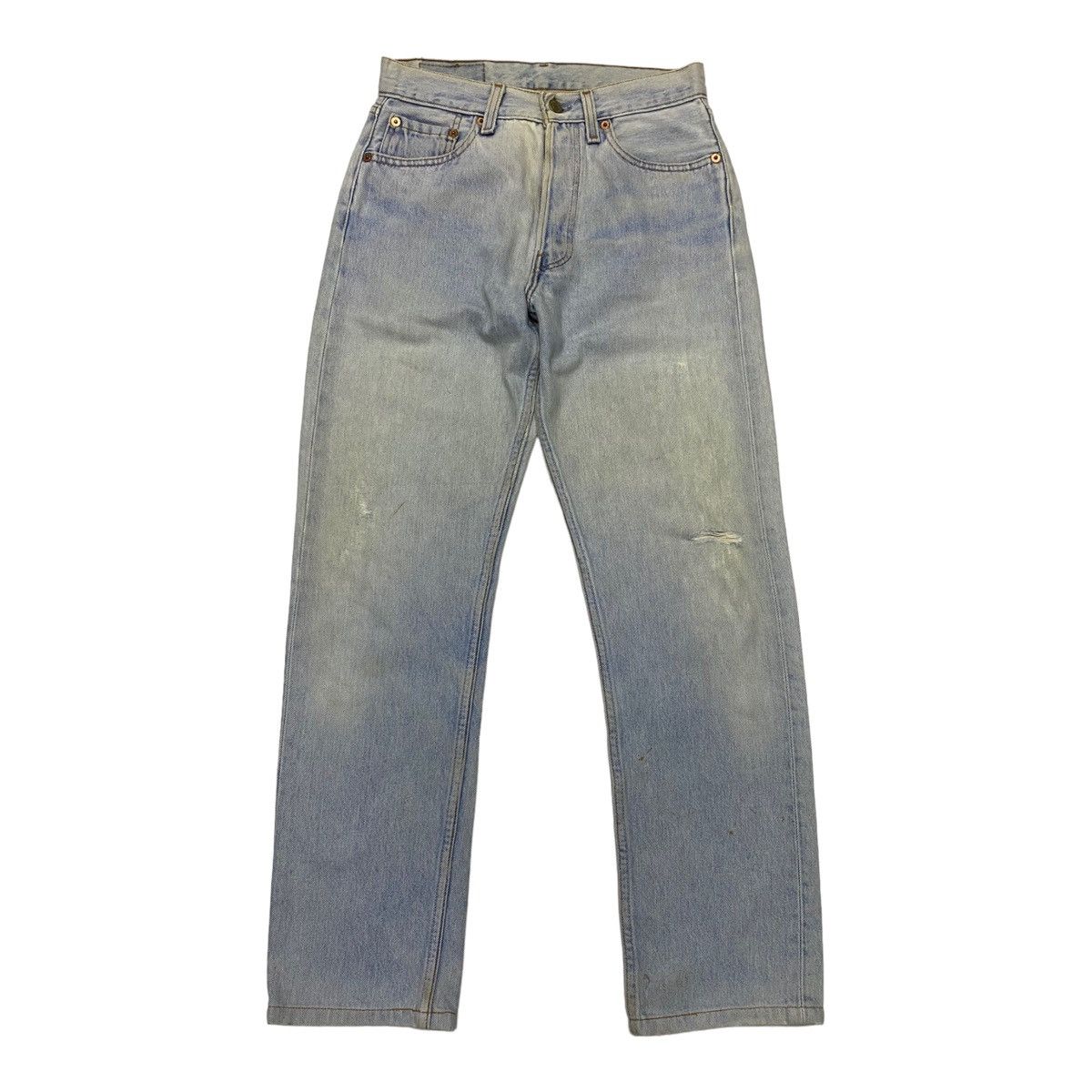 Levi's × Vintage Vintage Levis 501 Women Distressed Denim Jeans Size 27" / US 4 / IT 40 - 7 Thumbnail