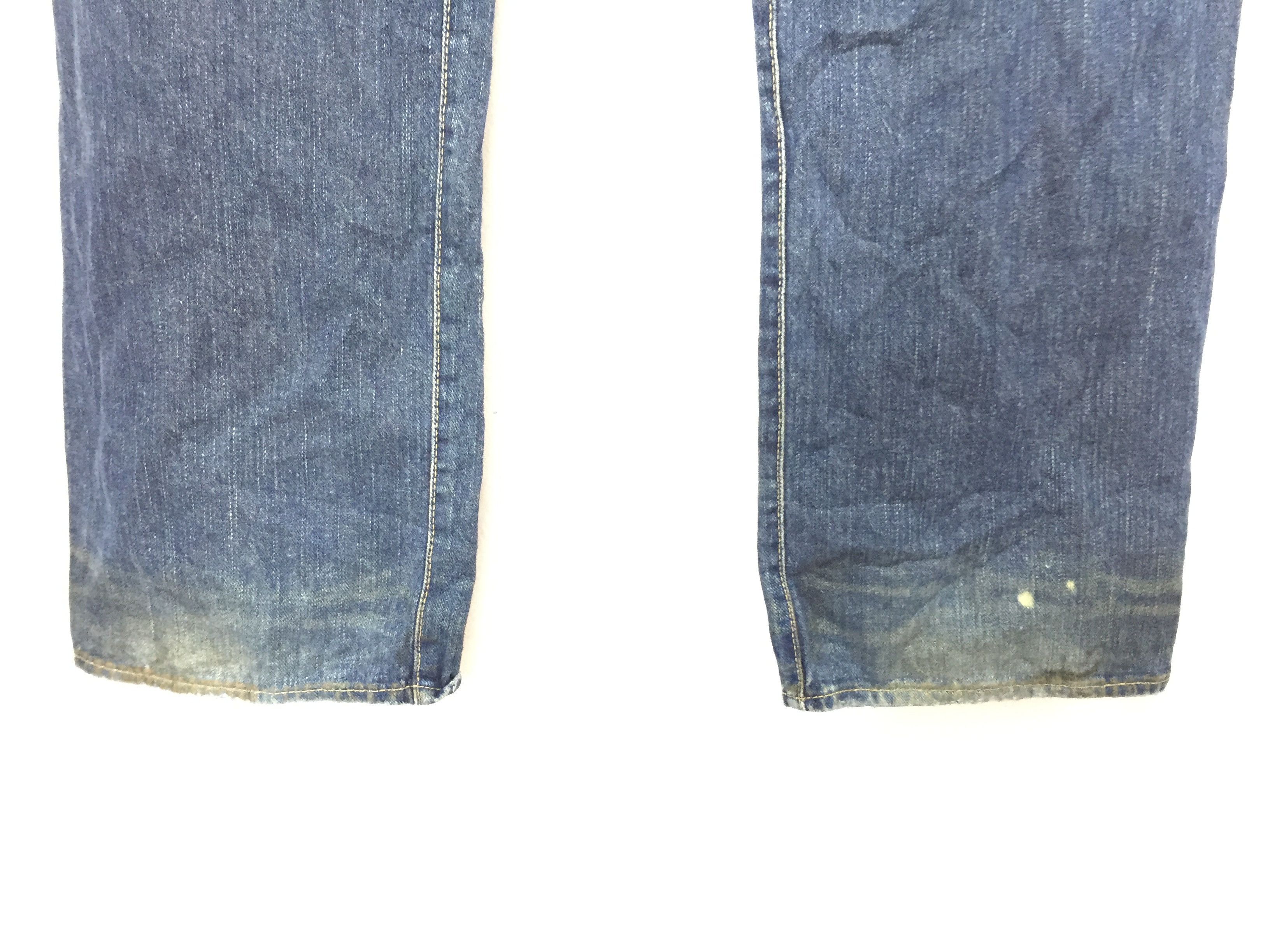 MasterPiece 90's Masterpiece Mad Hectic distressed wash denim Size US 33 - 11 Thumbnail