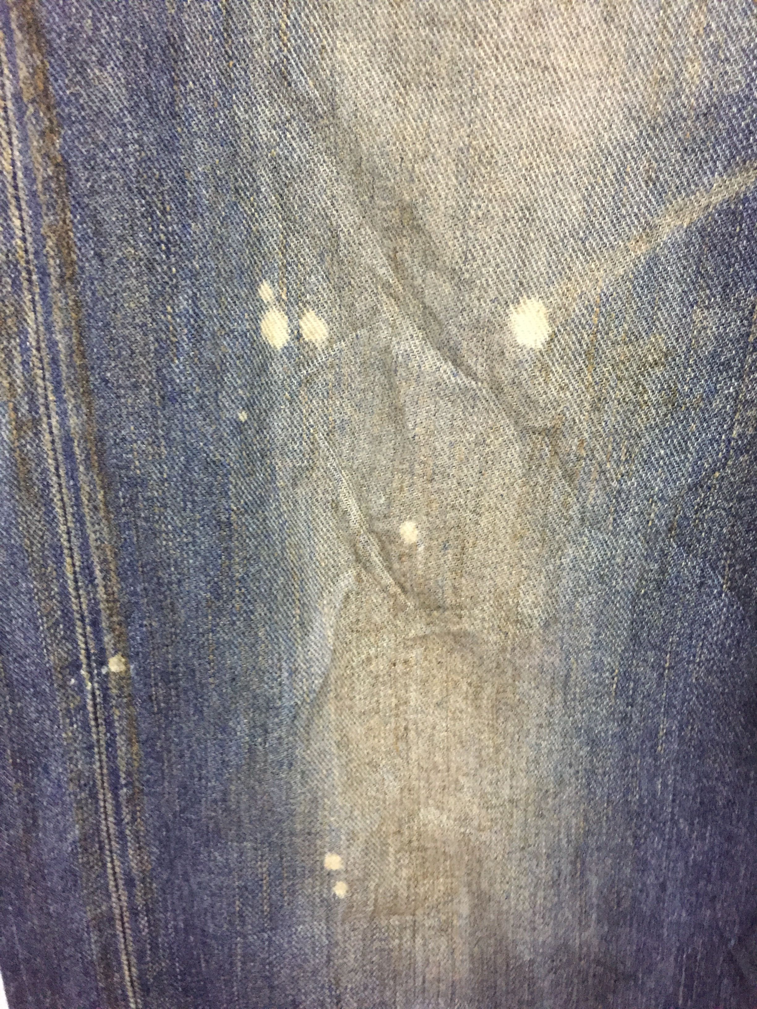 MasterPiece 90's Masterpiece Mad Hectic distressed wash denim Size US 33 - 6 Thumbnail