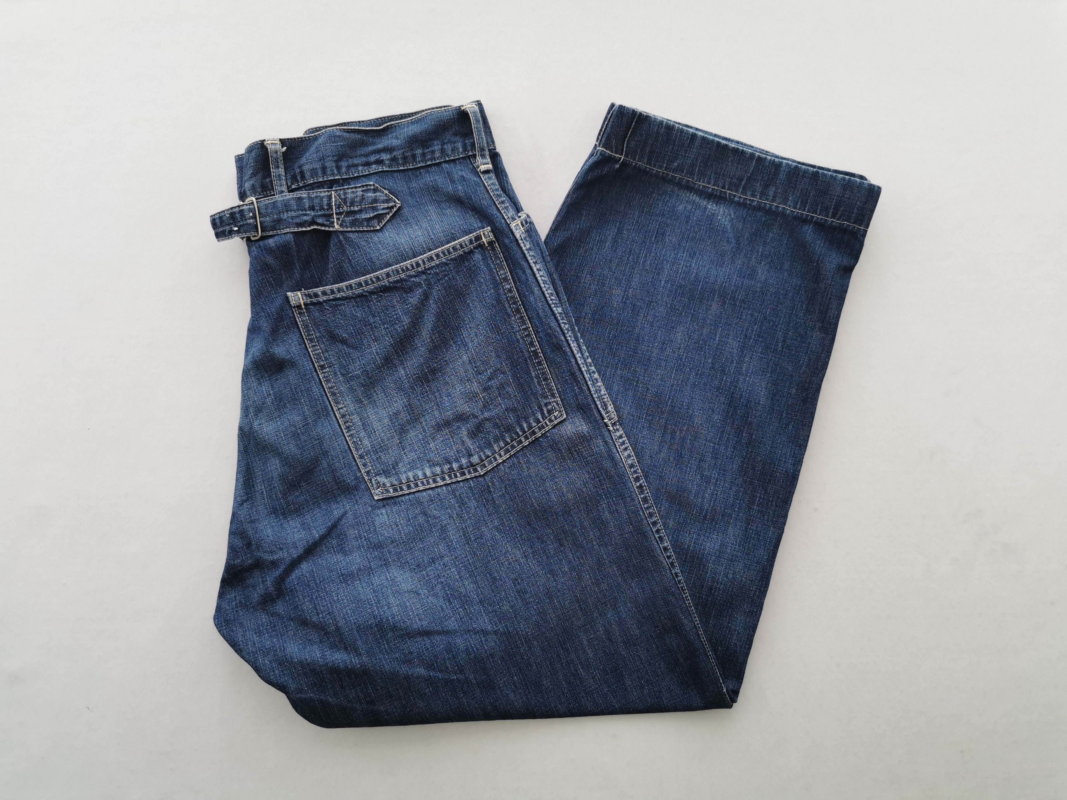 Japanese Brand Tenderloin Buckle Back Denim Jeans Pants Size 36/36x36 Size US 36 / EU 52 - 5 Thumbnail