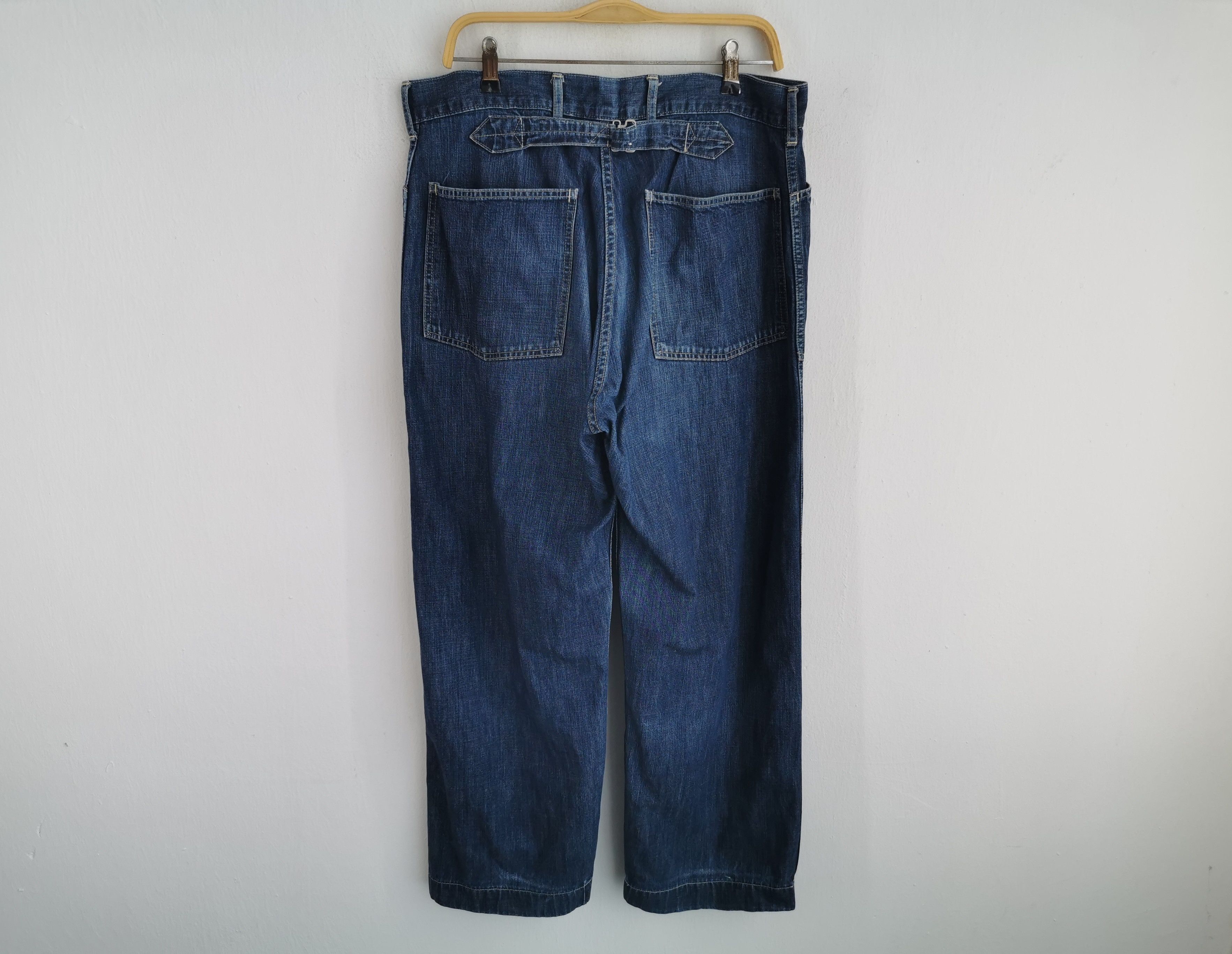 Japanese Brand Tenderloin Buckle Back Denim Jeans Pants Size 36/36x36 Size US 36 / EU 52 - 4 Thumbnail