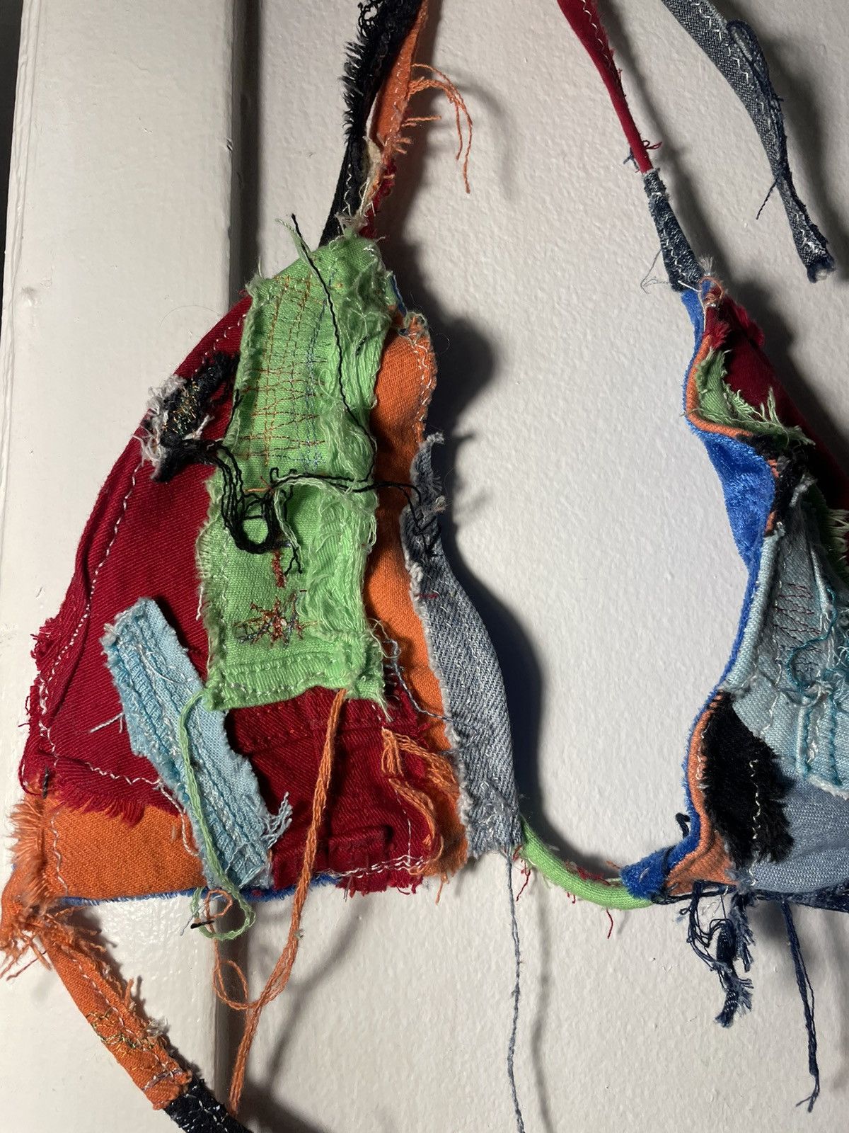 Grailed × Vintage Denim velvet embroidered reversible bikini set Size S / US 4 / IT 40 - 6 Thumbnail