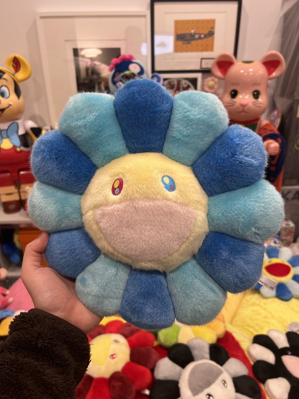 image of Takashi Murakami Takashi Murkami Pillow Blue 30Cm, Men's