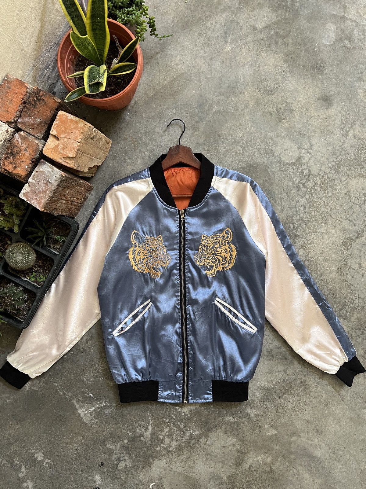 Vintage 🖤 Sukajan Legendery 1988 Tiger Embroidery Jacket