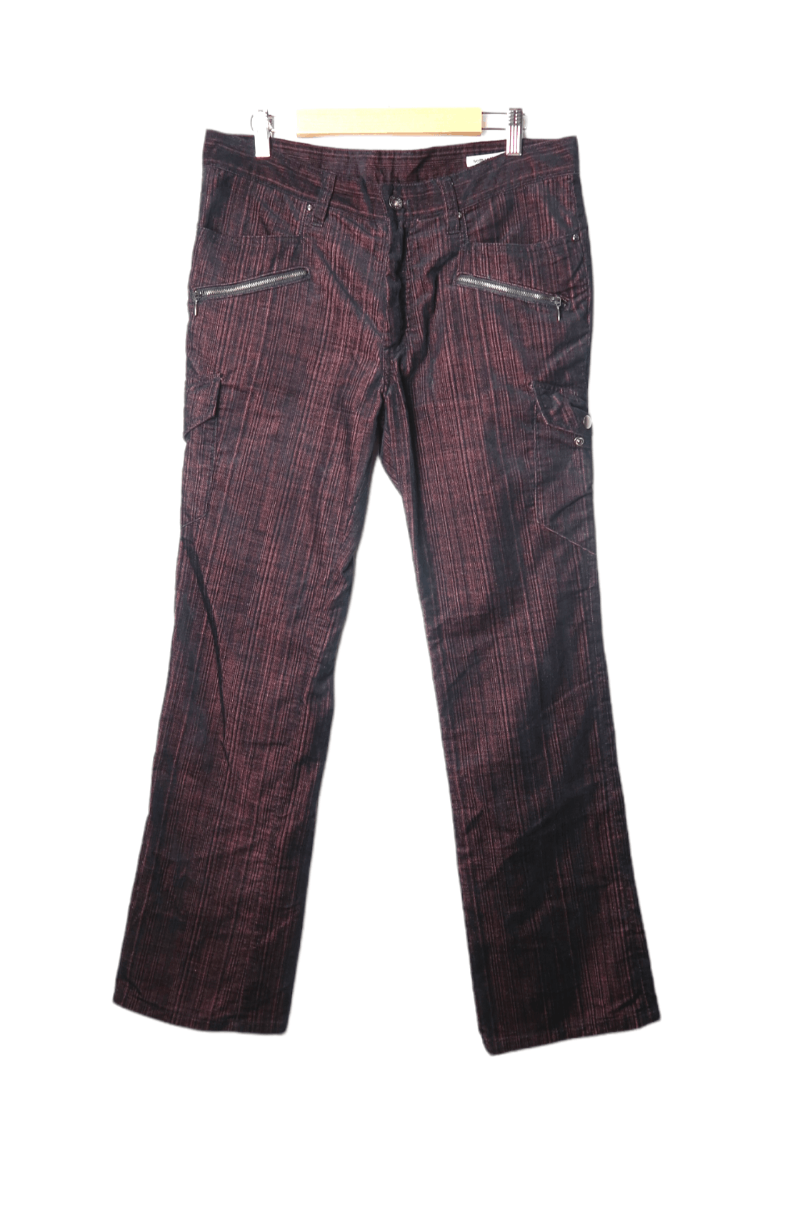 Semantic Design Minimalist Flared Cuduroy Cargo Pants