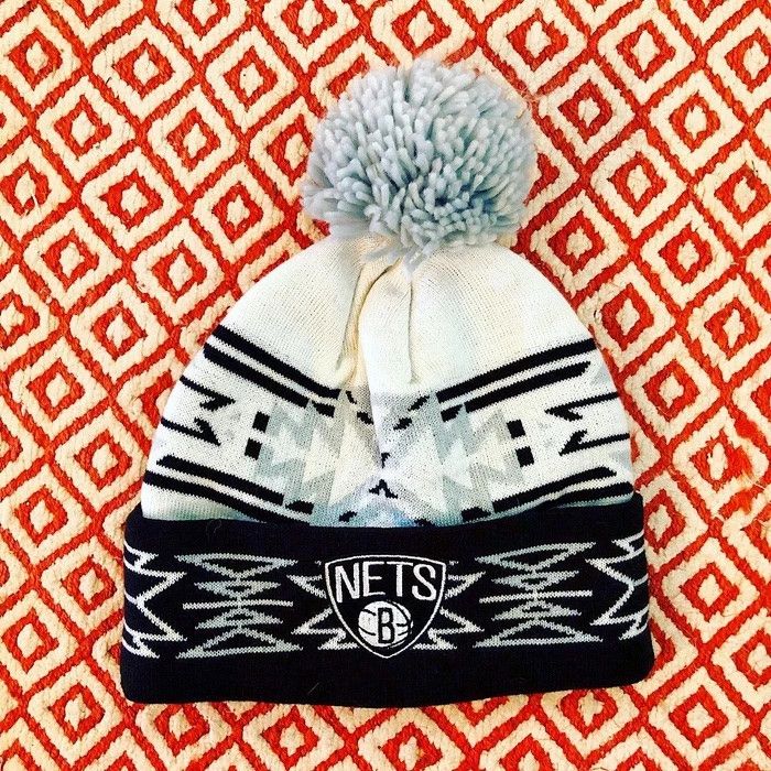 Mitchell & Ness Mitchell & Ness Brooklyn Nets Winter Hat Beanie Size ONE SIZE - 1 Preview