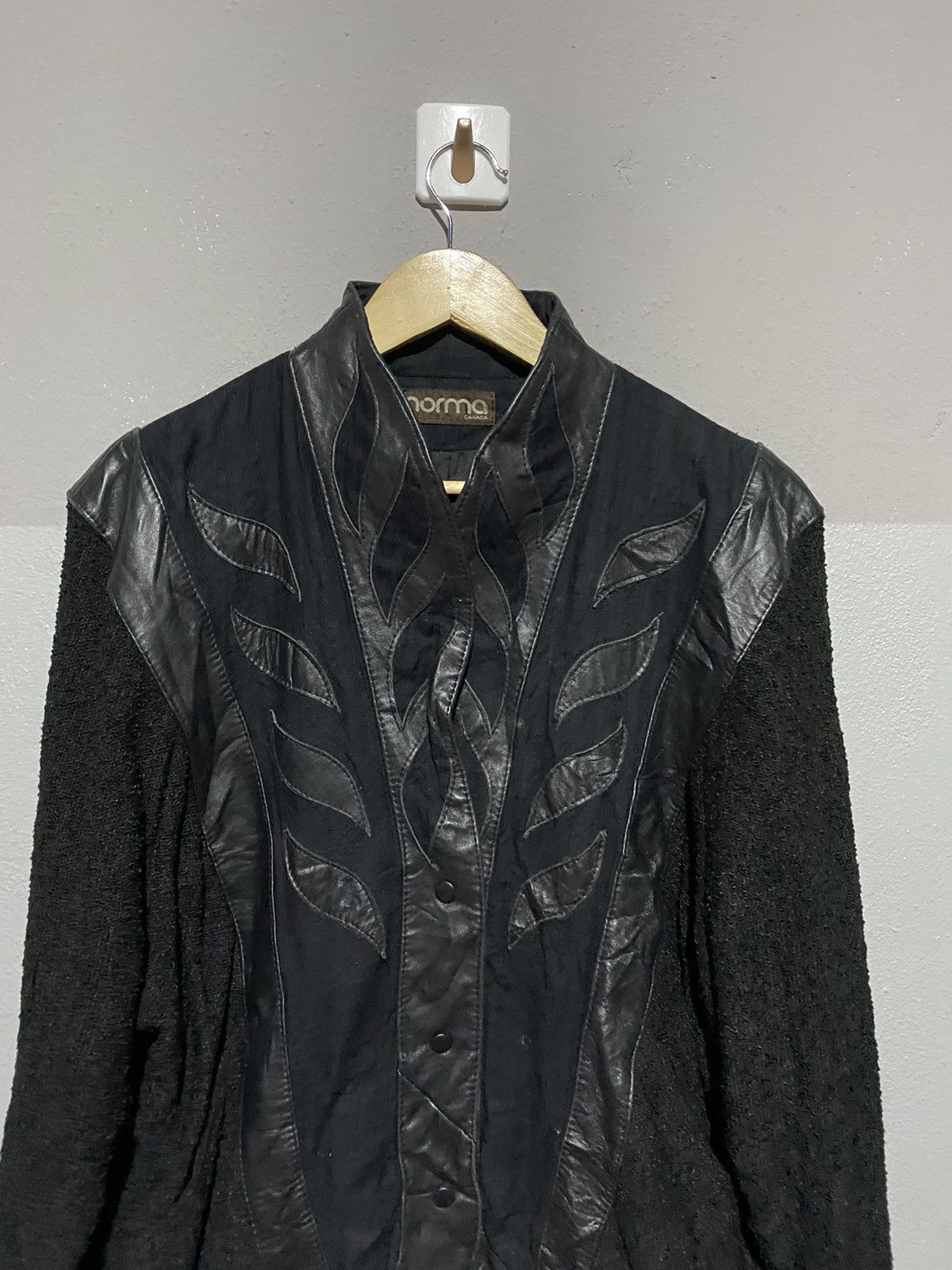Vintage 🔥SALE🔥NORMA CANADA LEATHER PART JACKET Size US M / EU 48-50 / 2 - 4 Thumbnail