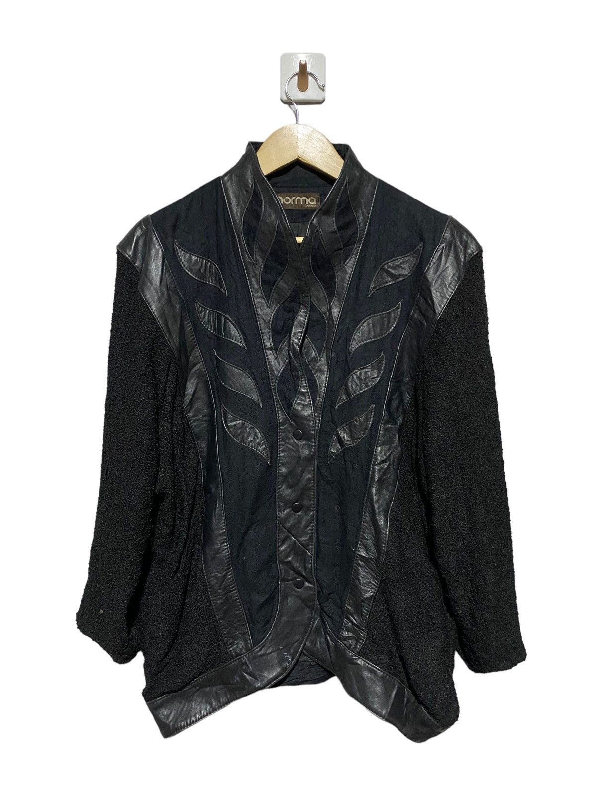 Vintage 🔥SALE🔥NORMA CANADA LEATHER PART JACKET Size US M / EU 48-50 / 2 - 1 Thumbnail