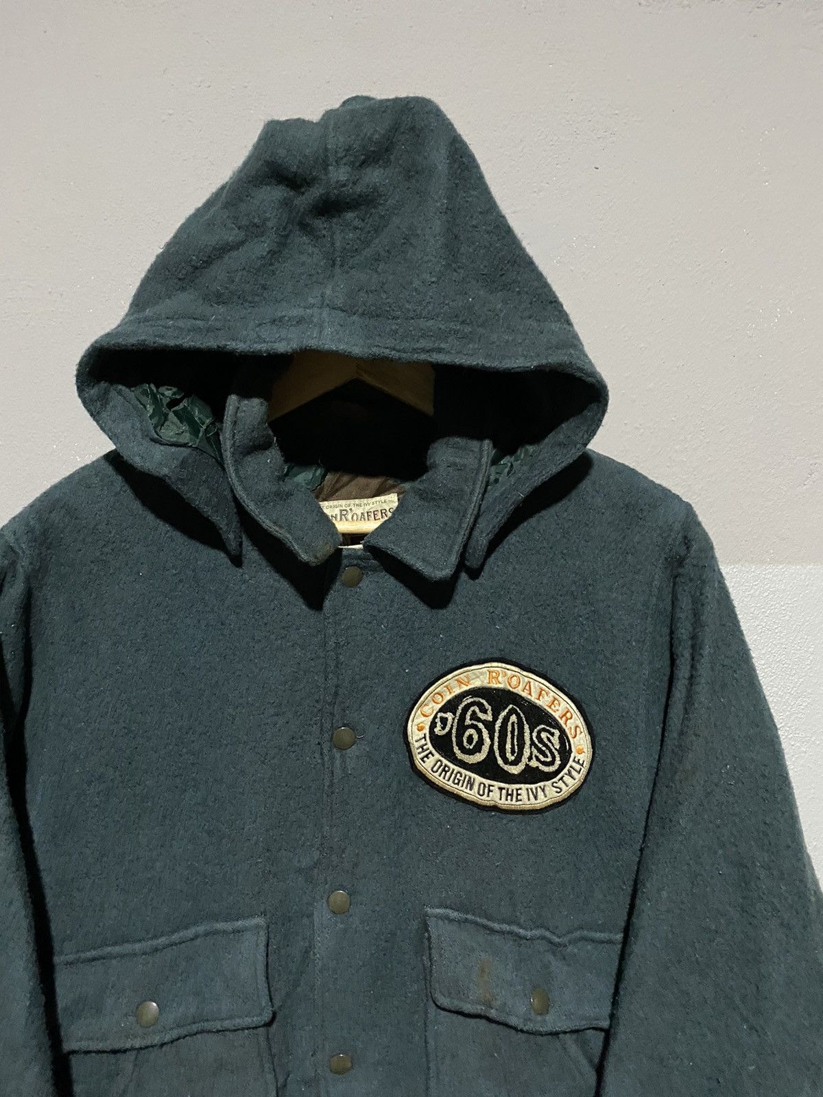 Vintage 🔥SALE🔥COIN ROAFERS 60s WOOL VARSITY JACKET Size US M / EU 48-50 / 2 - 4 Thumbnail