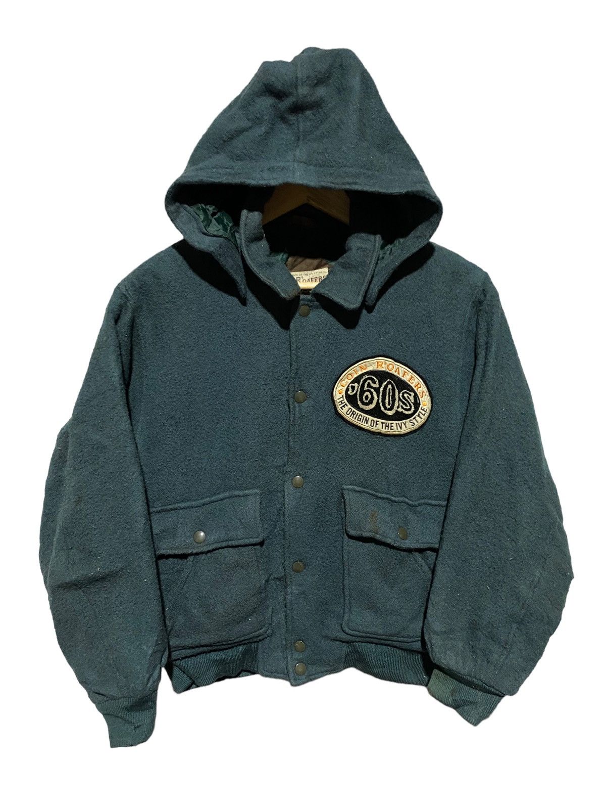 Vintage 🔥SALE🔥COIN ROAFERS 60s WOOL VARSITY JACKET Size US M / EU 48-50 / 2 - 1 Thumbnail