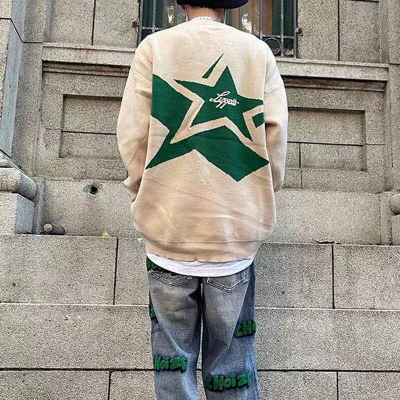 Alphabet Star Knitted Sweater