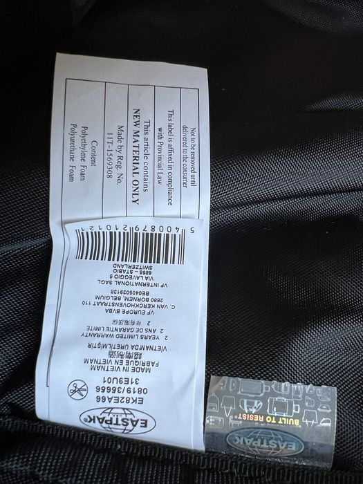 Neighborhood Neighborhood x Eastpak Backpack (Black) with graphic Grailed