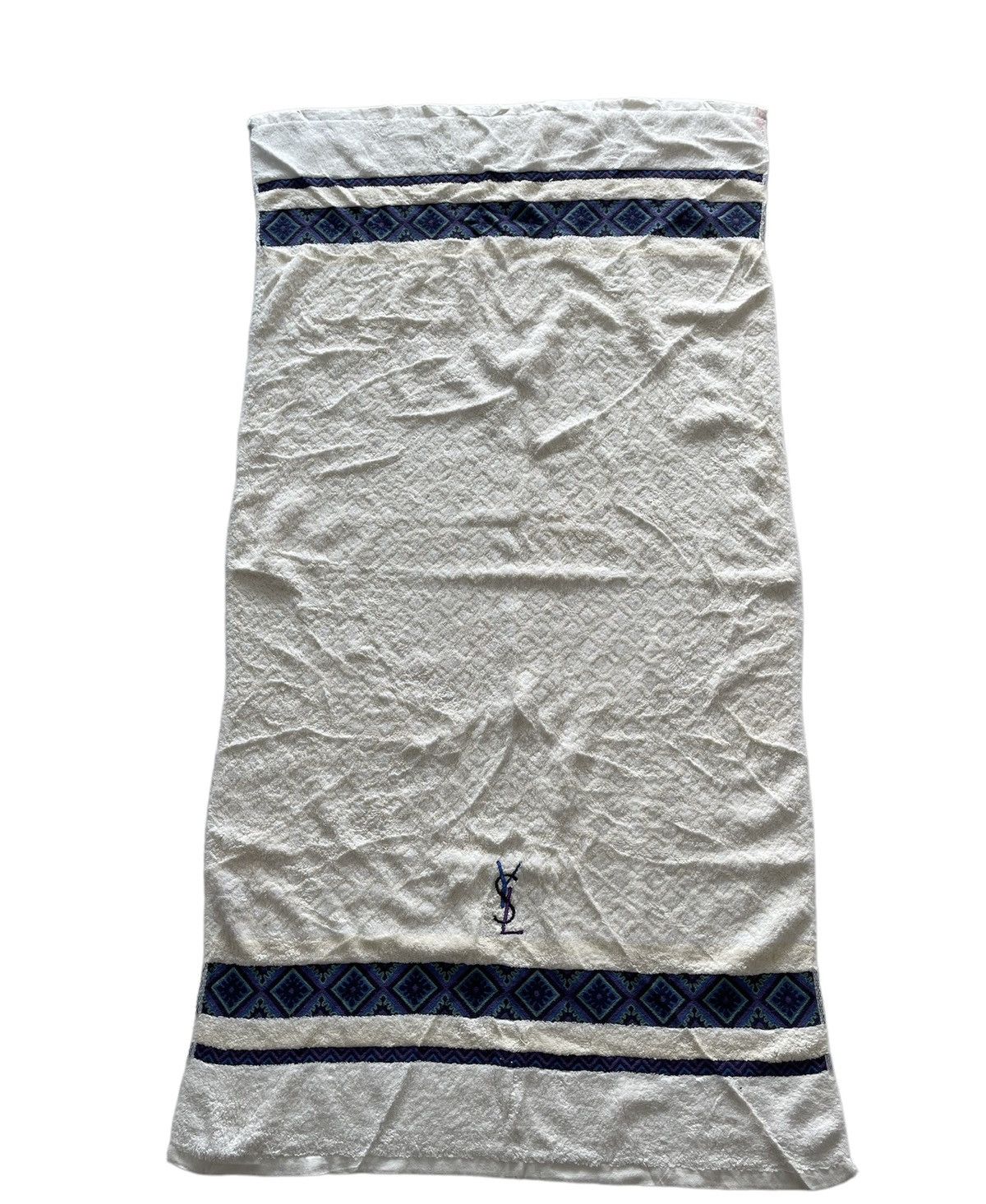 Yves Saint Laurent Floral Pattern Hand/Beach Towel