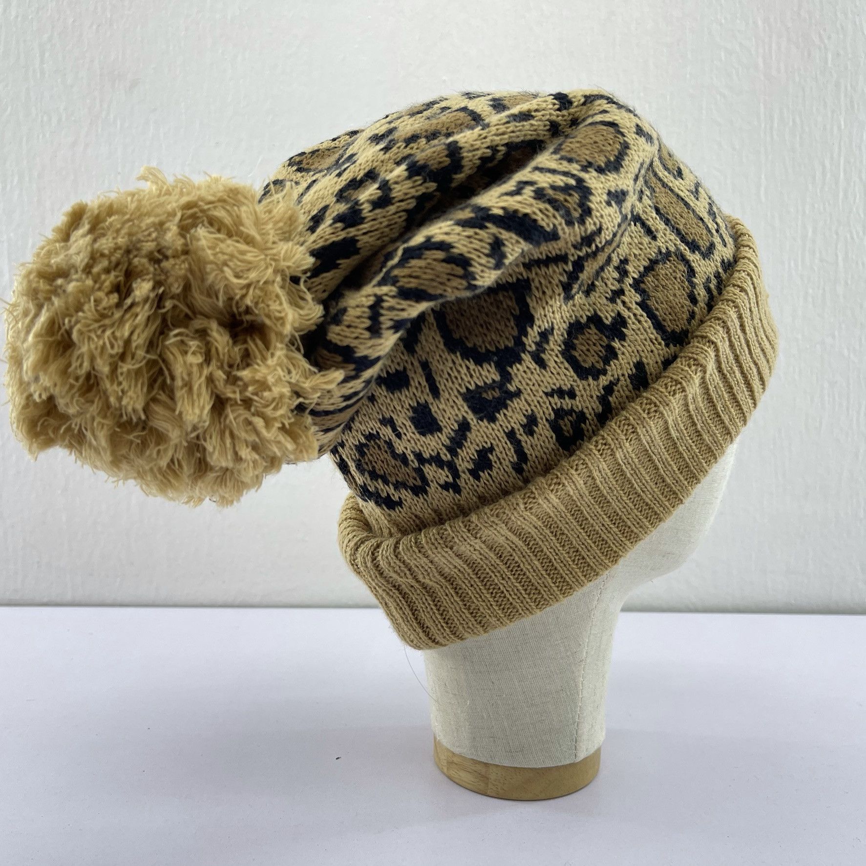 Other BAD Leopard Design Beanie Hats-BH2092 Size ONE SIZE - 4 Thumbnail