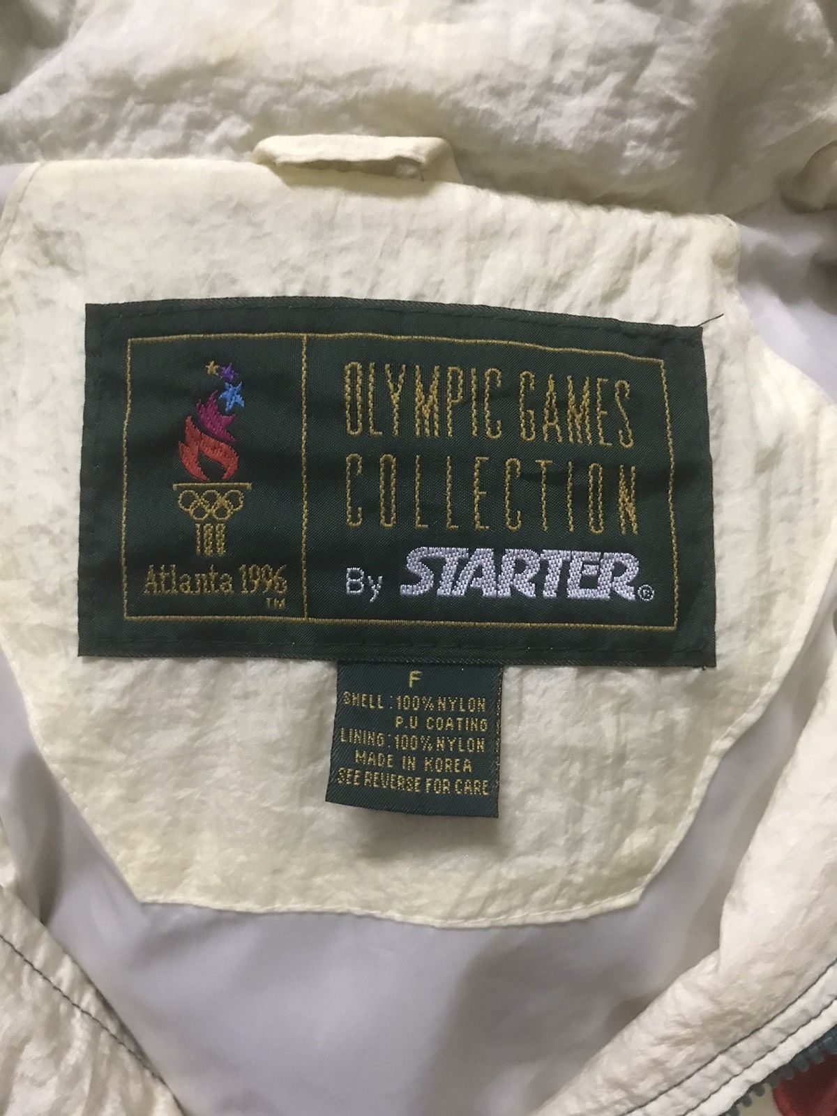 Starter Olympic Atlanta 1996 By Starter Half Zip Size US XL / EU 56 / 4 - 17 Thumbnail