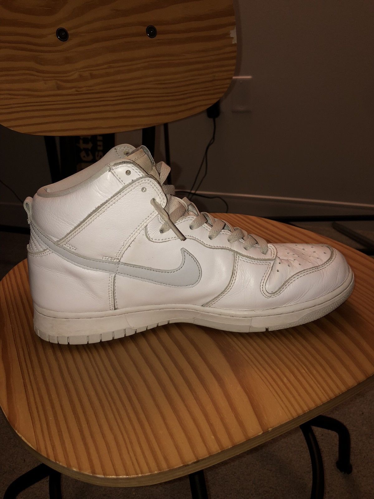 Nike Nike Dunk High “Platinum” Size US 11 / EU 44 - 12 Thumbnail