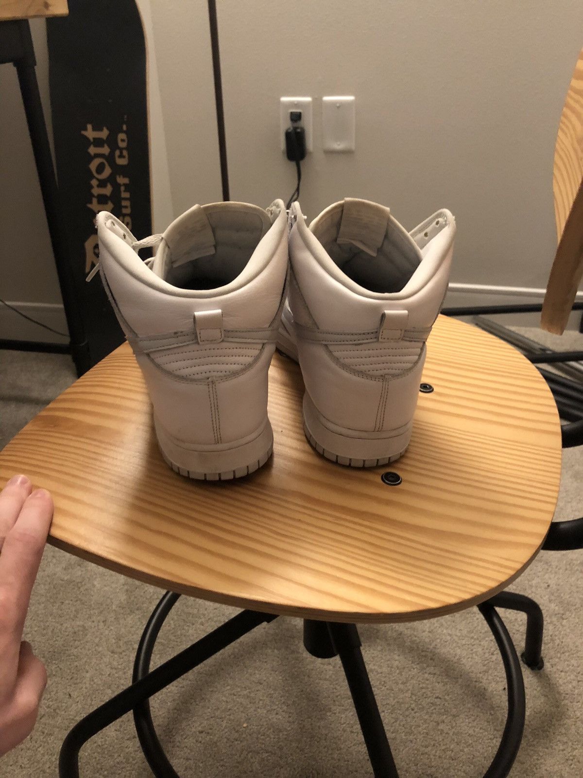 Nike Nike Dunk High “Platinum” Size US 11 / EU 44 - 3 Thumbnail