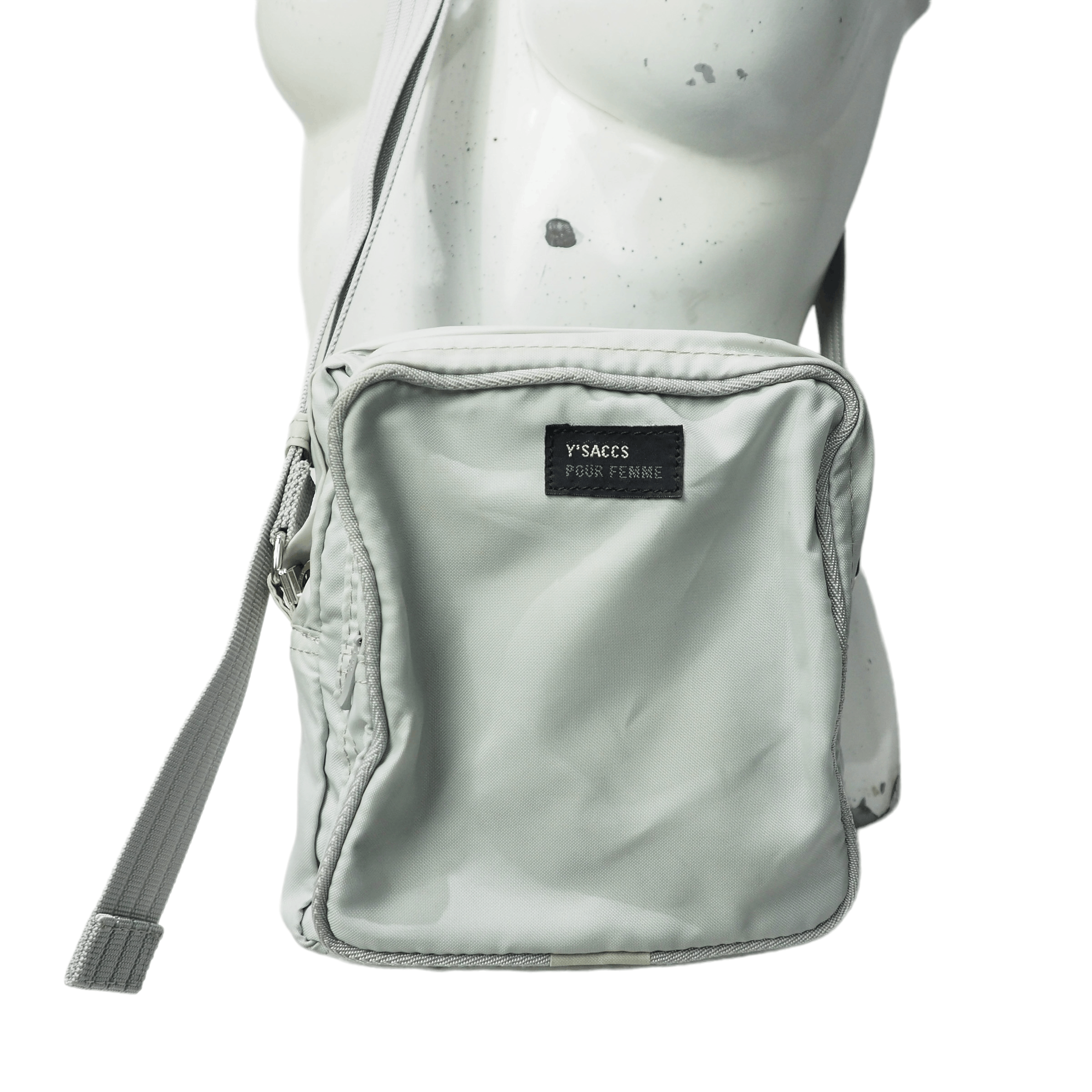 Yohji Yamamoto Multipocket Utility Grey Nylon Bag Size ONE SIZE - 6 Thumbnail