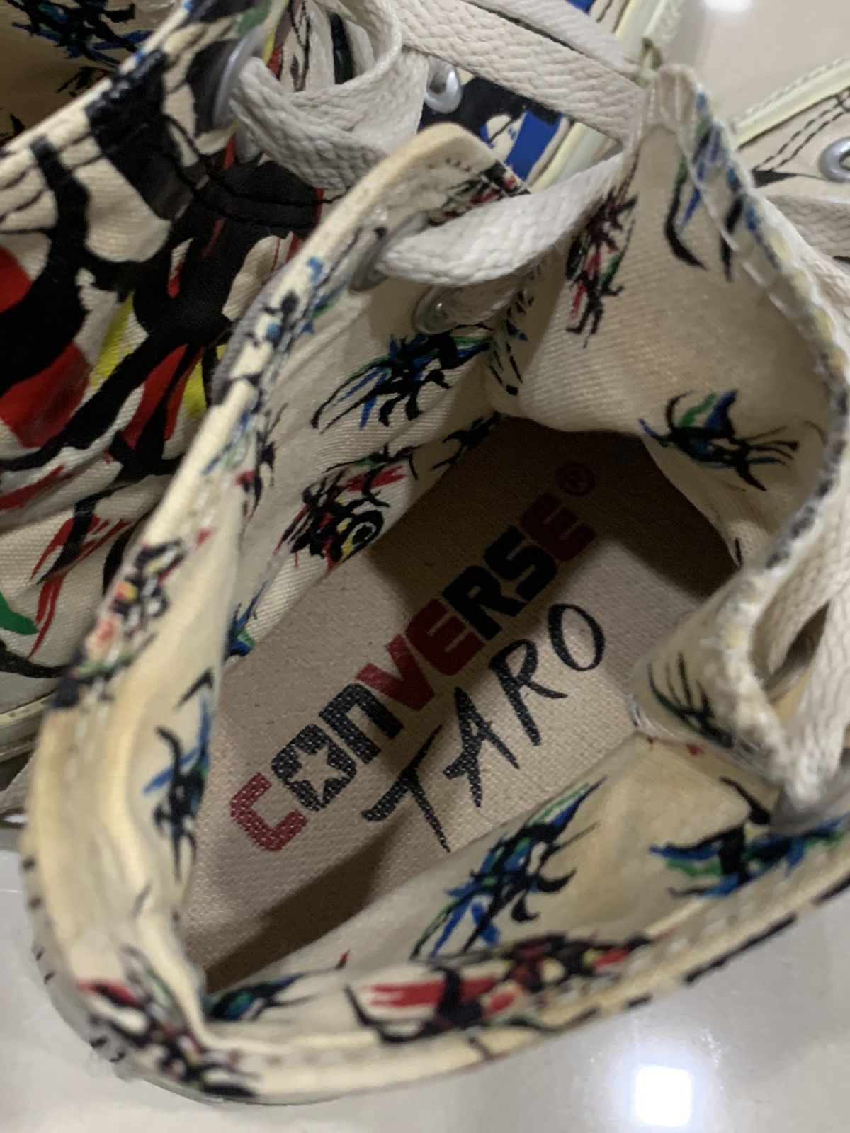 Converse CONVERSE X TARO OKAMOTO 2014 LIMITED EDITION HI-TOP SHOES Size US 5 / EU 37 - 7 Thumbnail