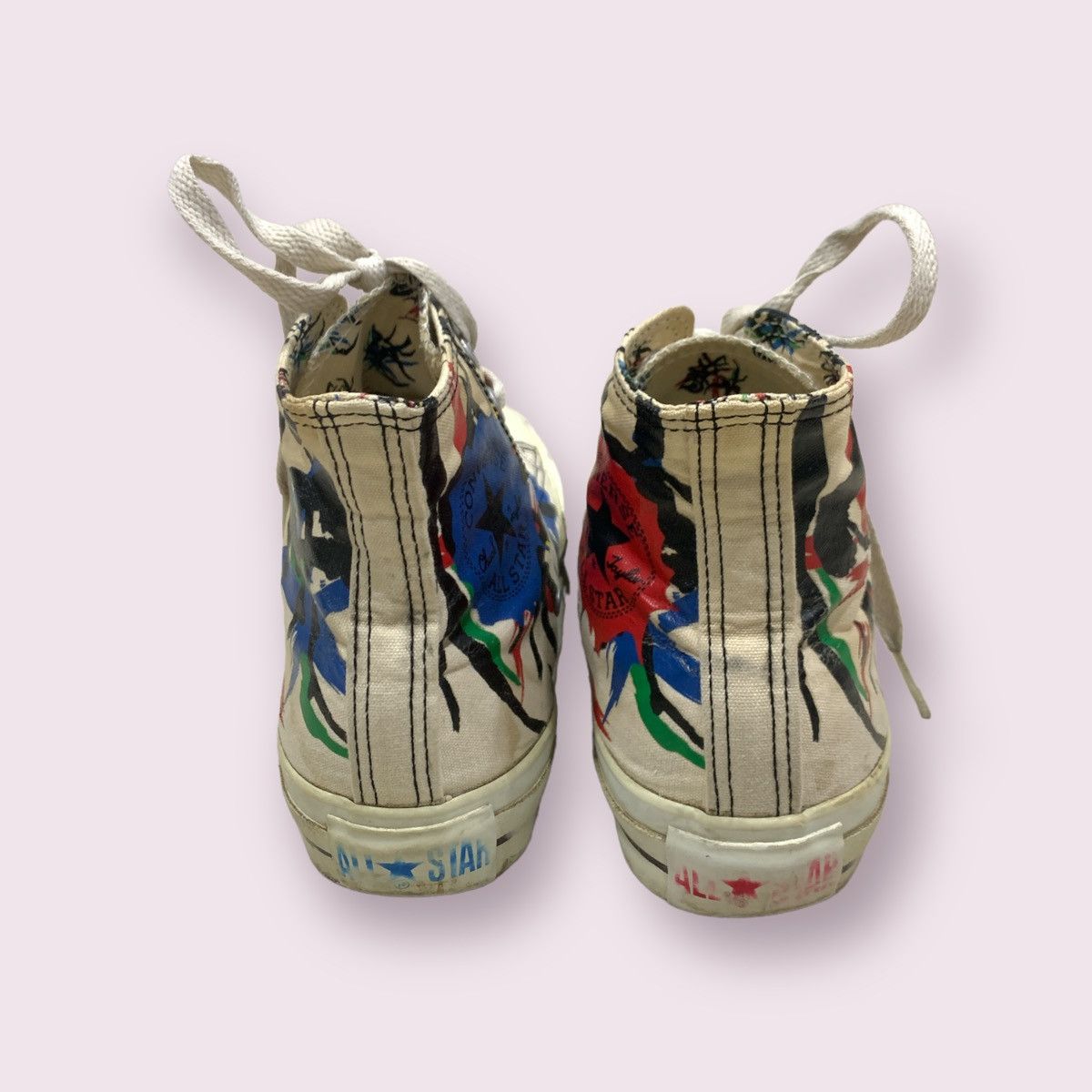 Converse CONVERSE X TARO OKAMOTO 2014 LIMITED EDITION HI-TOP SHOES Size US 5 / EU 37 - 4 Thumbnail