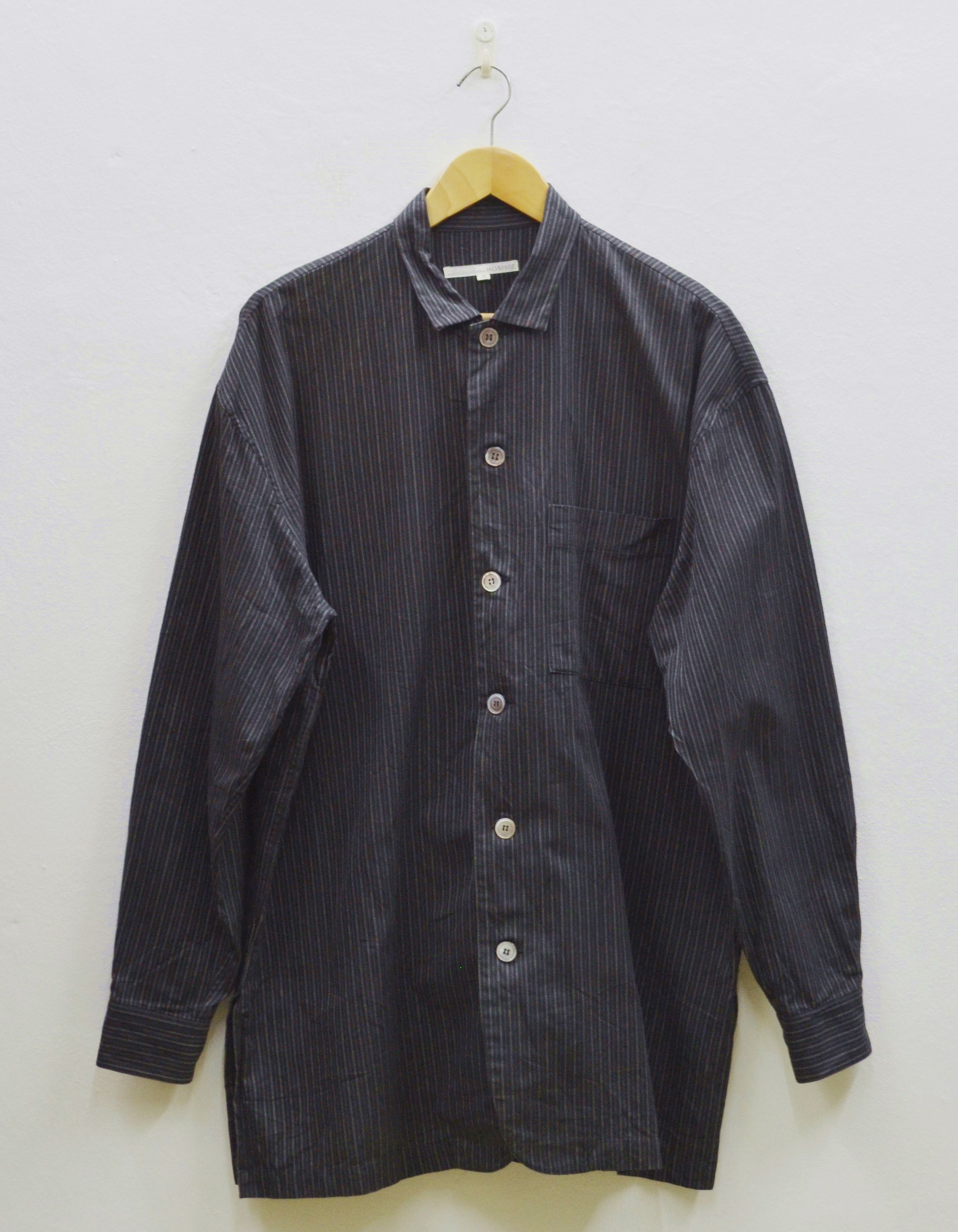 Masaki Matsushima Masaki Matsushima Homme Pin Stripe Shirt Made In ...