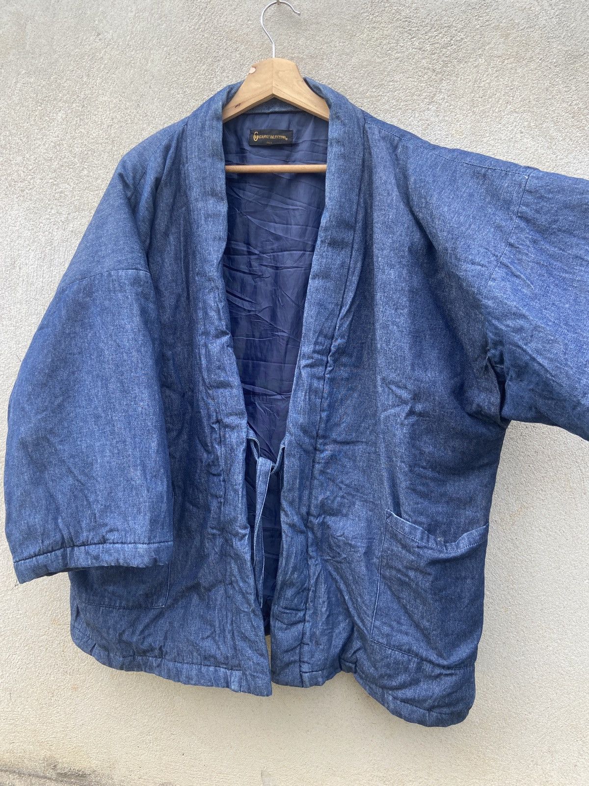 Gianni Valentino Vintage Gianni Valentino Owl Quilted Kimono Cardigan Size US L / EU 52-54 / 3 - 3 Thumbnail