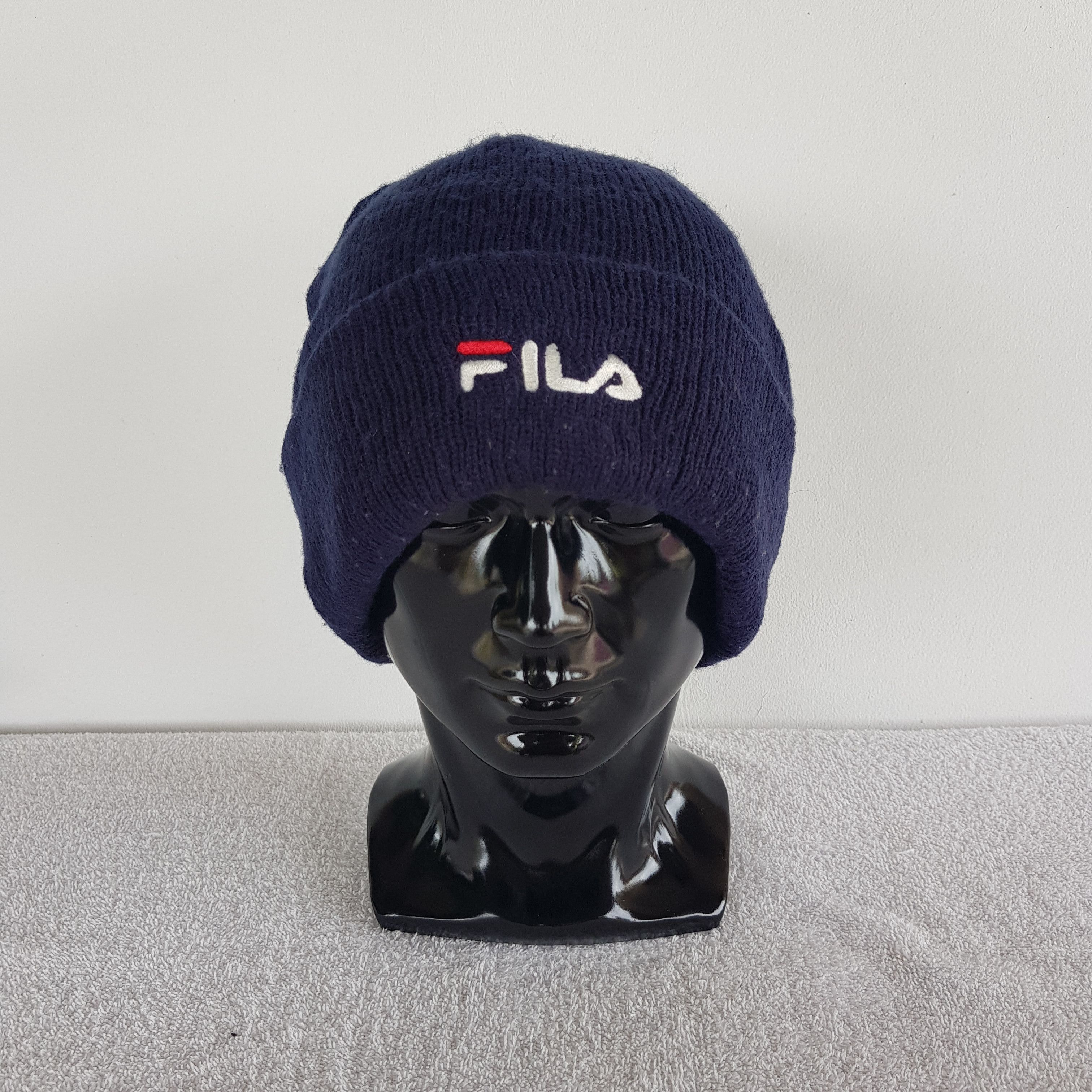 Fila × Vintage Fila Beanie Snow Cap Knitted Fila Hats - AC10086. Size ONE SIZE - 1 Thumbnail