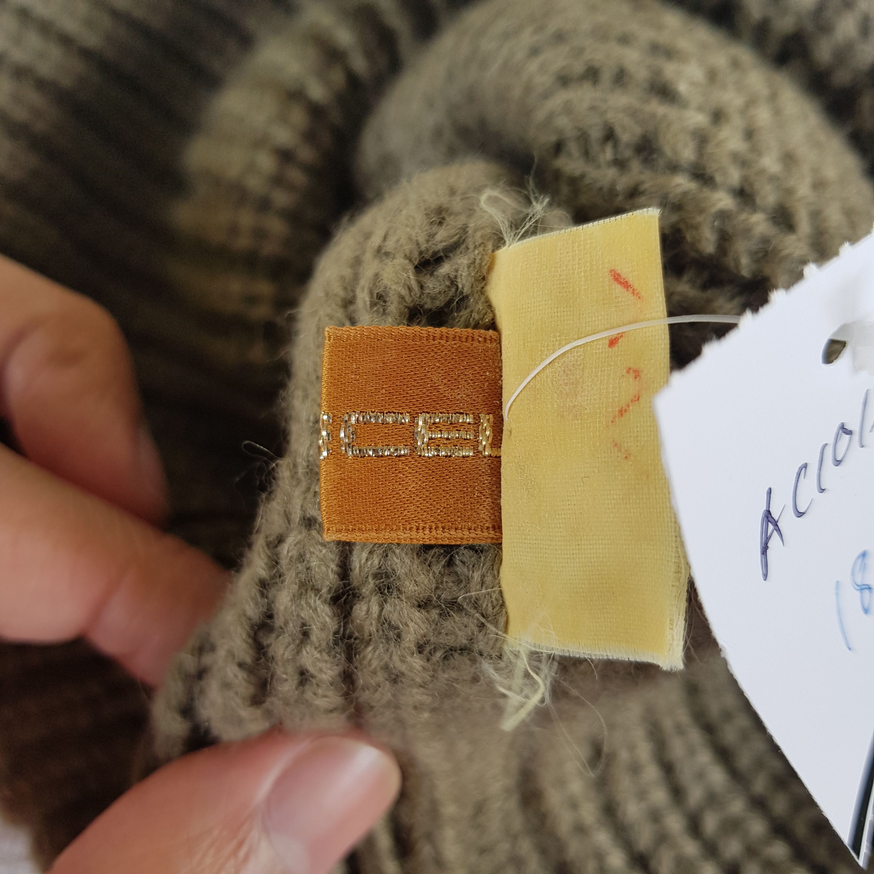 Lancel × Vintage Vintage Lancel Beanie Snow Cap Knitted Crochet Hats Size ONE SIZE - 8 Thumbnail
