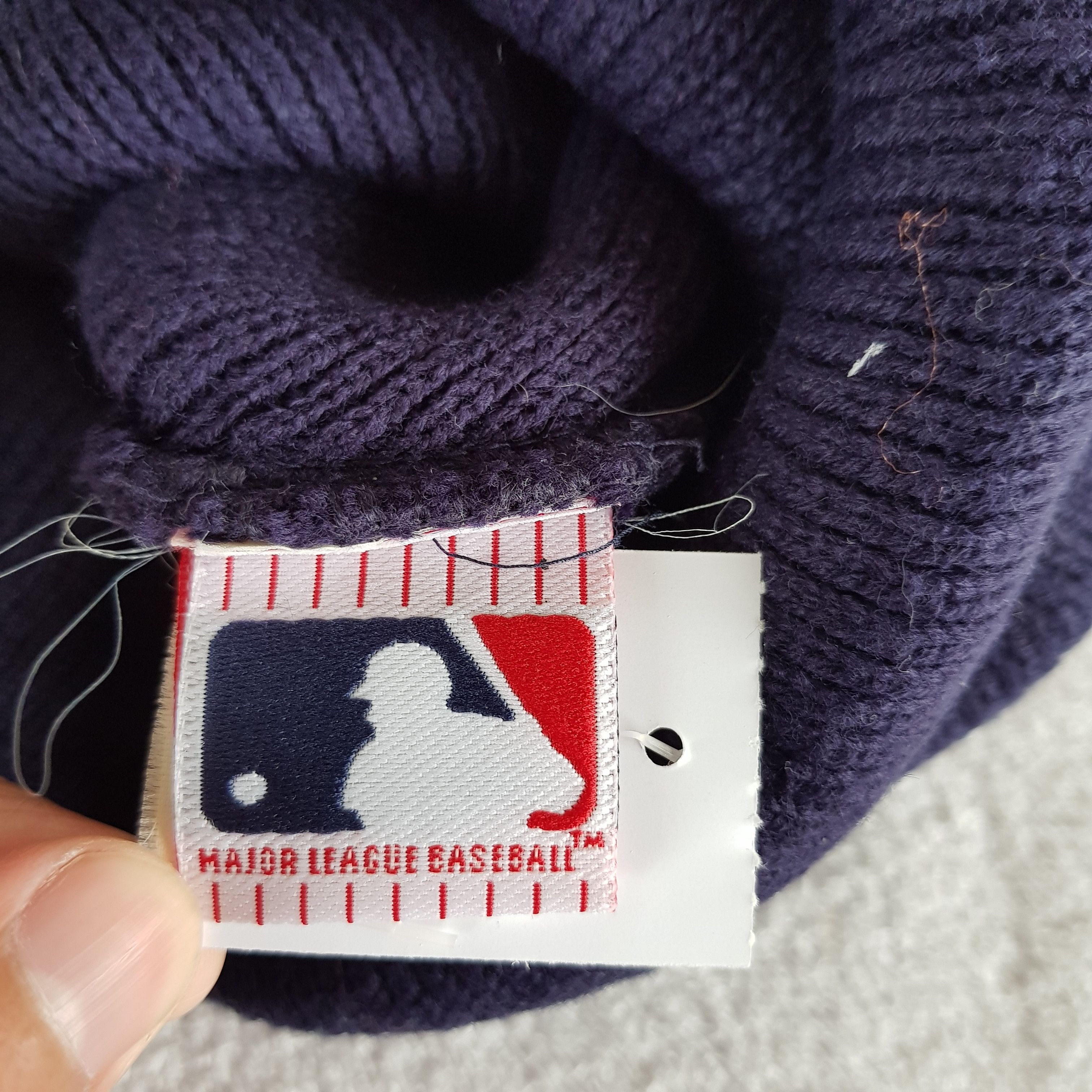 MLB × Vintage New York MLB Beanie Snow Cap New York MLB Hats - AC10640. Size ONE SIZE - 6 Thumbnail
