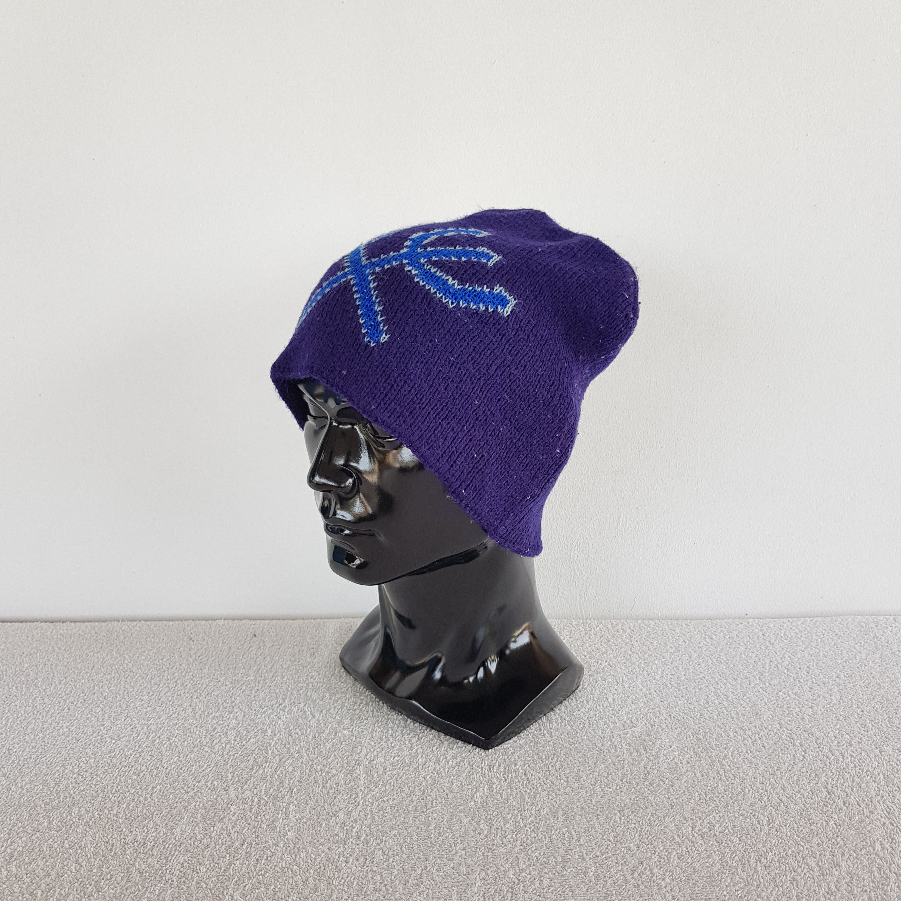 Japanese Brand × Vintage Unknown Devil Japanese Beanie Snow Cap Japanese Skulls Hats Size ONE SIZE - 1 Thumbnail