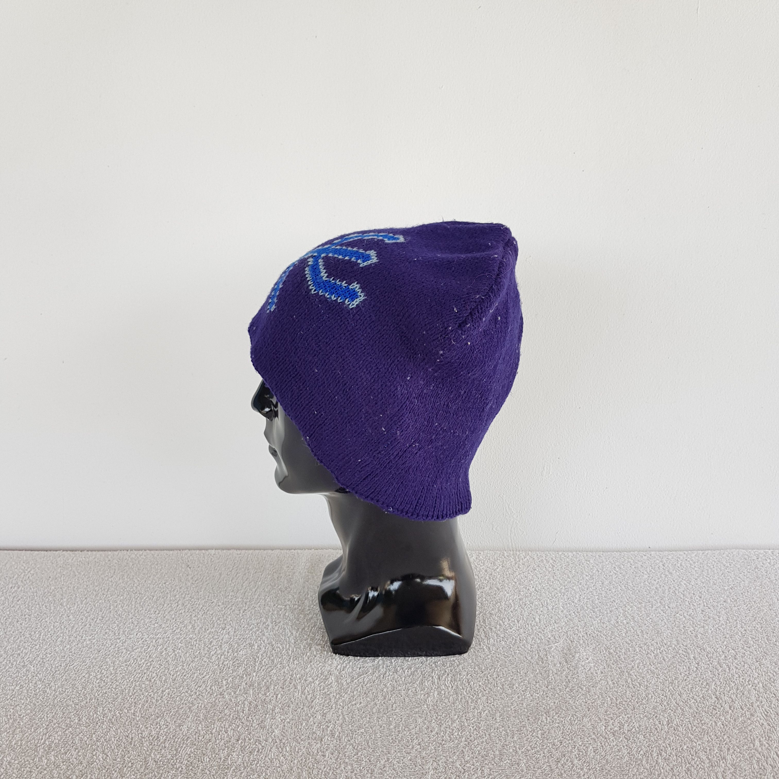 Japanese Brand × Vintage Unknown Devil Japanese Beanie Snow Cap Japanese Skulls Hats Size ONE SIZE - 4 Thumbnail