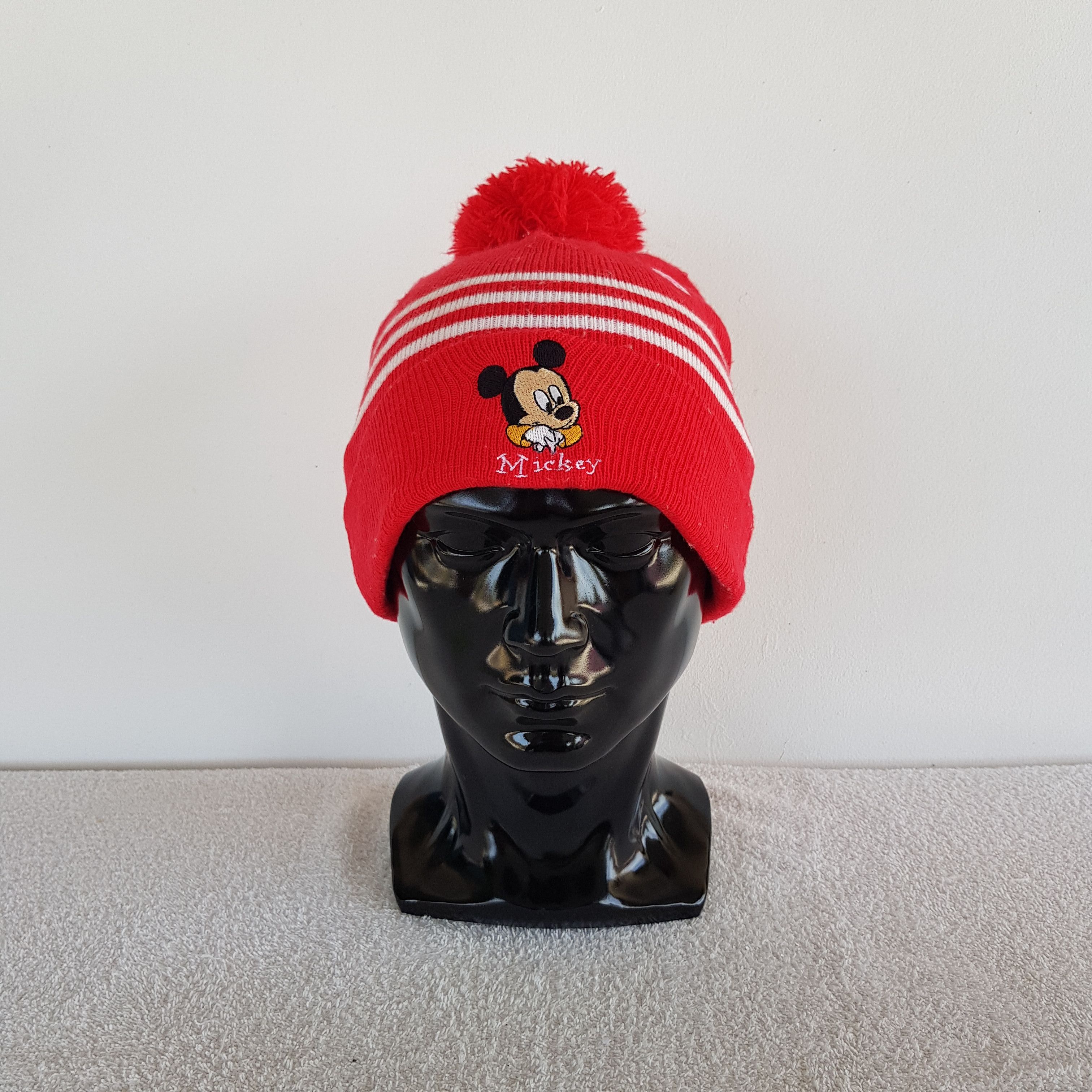 Disney × Mickey Mouse Disney Beanie Snow Cap Mickey Mouse Hats - AC10716. Size ONE SIZE - 1 Thumbnail
