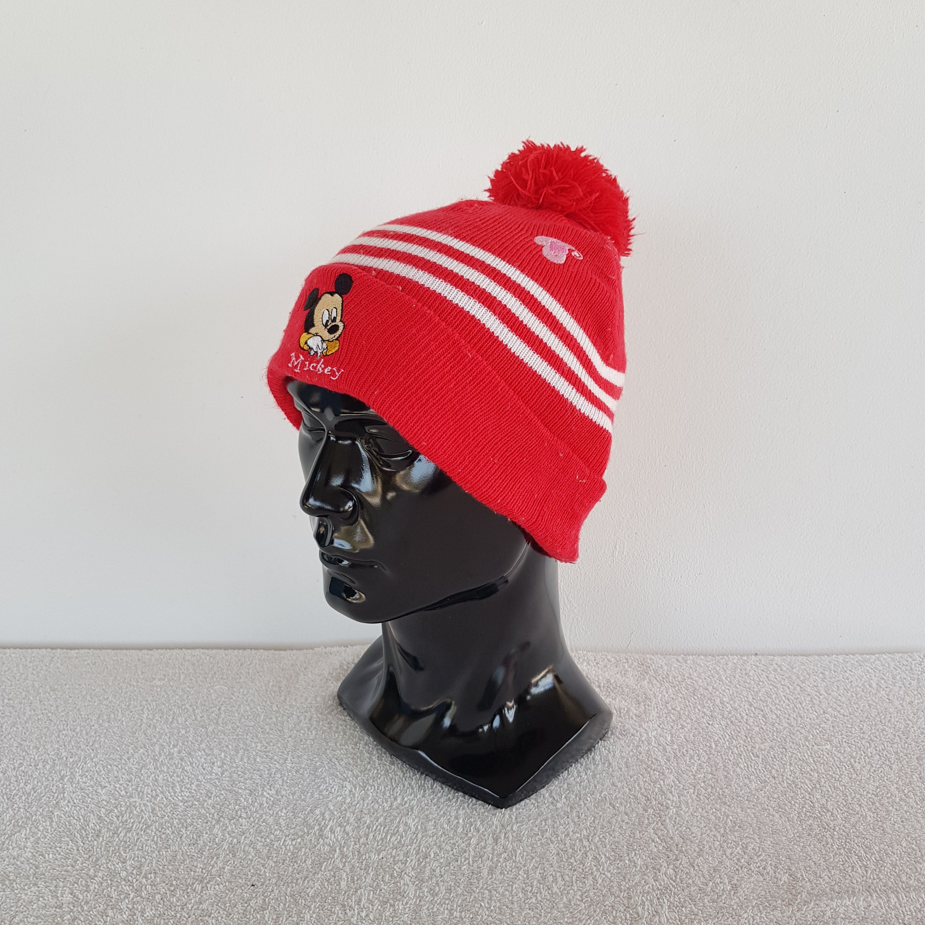 Disney × Mickey Mouse Disney Beanie Snow Cap Mickey Mouse Hats - AC10716. Size ONE SIZE - 2 Thumbnail