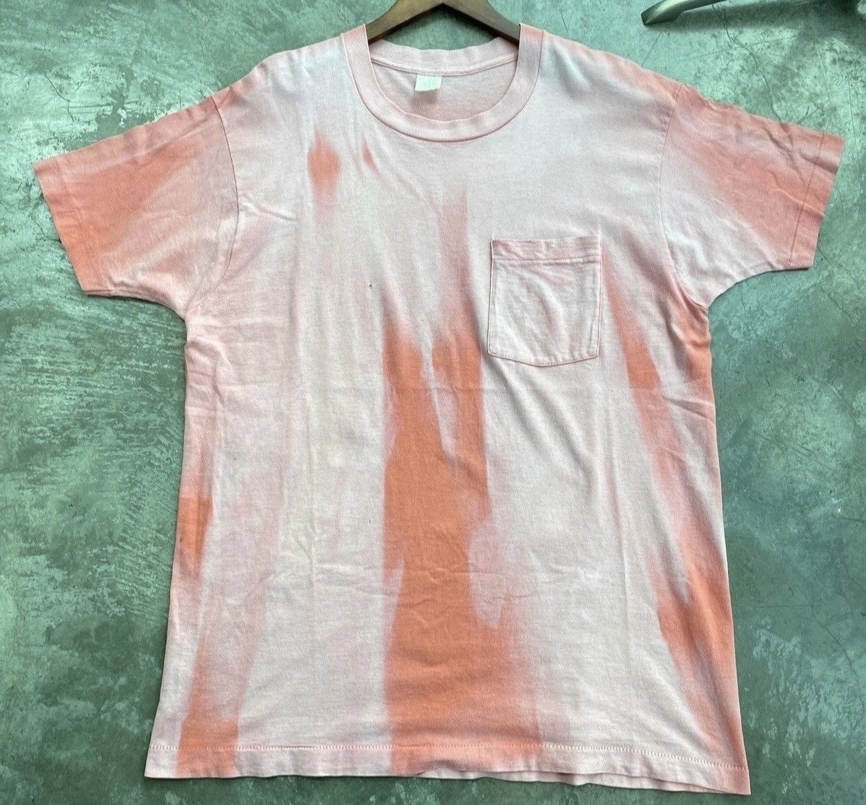 Vintage Vintage Late 80s Sun Faded pocket Tee Size US XL / EU 56 / 4 - 2 Thumbnail