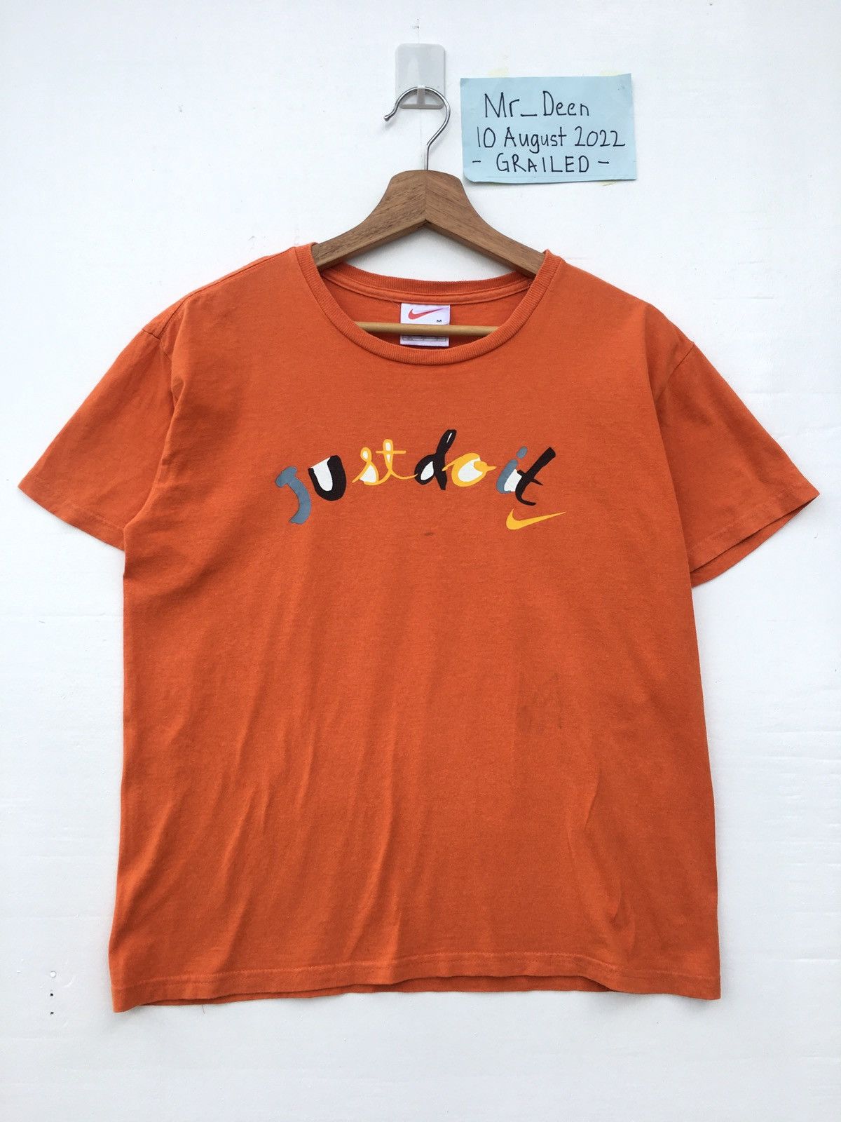 Nike Rare Nike Just Do It Spellout Tshirt Size US M / EU 48-50 / 2 - 2 Thumbnail