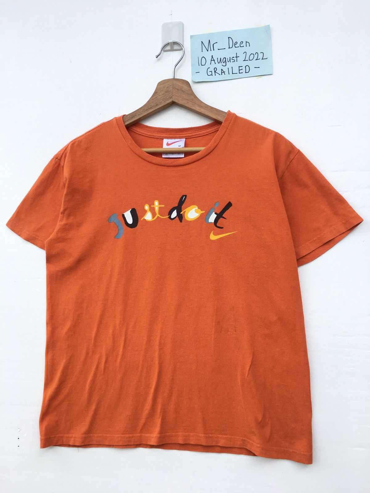 Nike Rare Nike Just Do It Spellout Tshirt Size US M / EU 48-50 / 2 - 4 Thumbnail