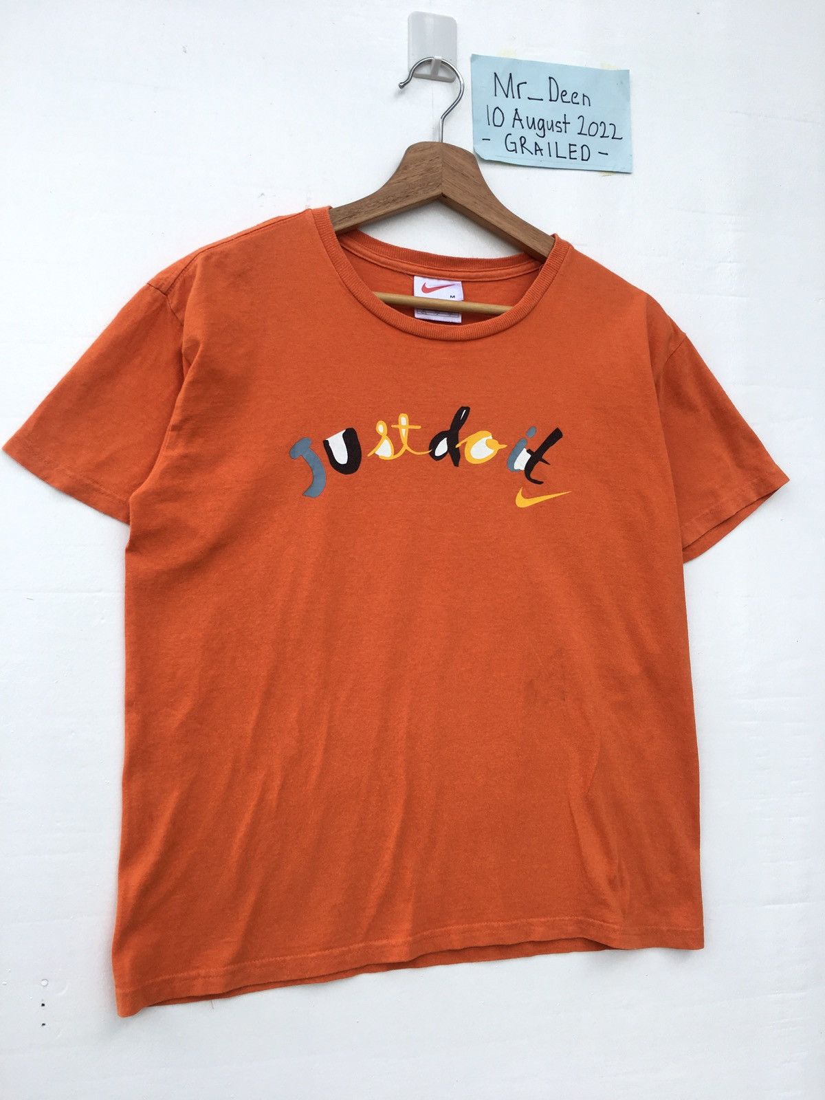 Nike Rare Nike Just Do It Spellout Tshirt Size US M / EU 48-50 / 2 - 3 Thumbnail