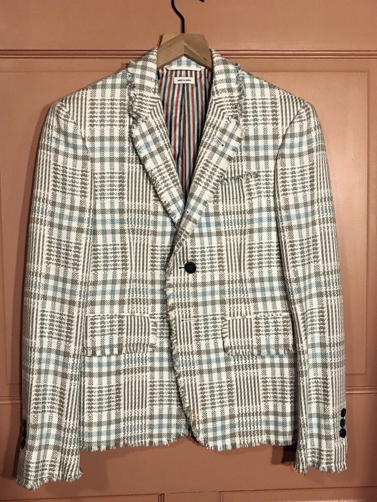 Thom Browne RARE Thom Browne Multicolor Tweed Blazer Size 36S - 1 Thumbnail