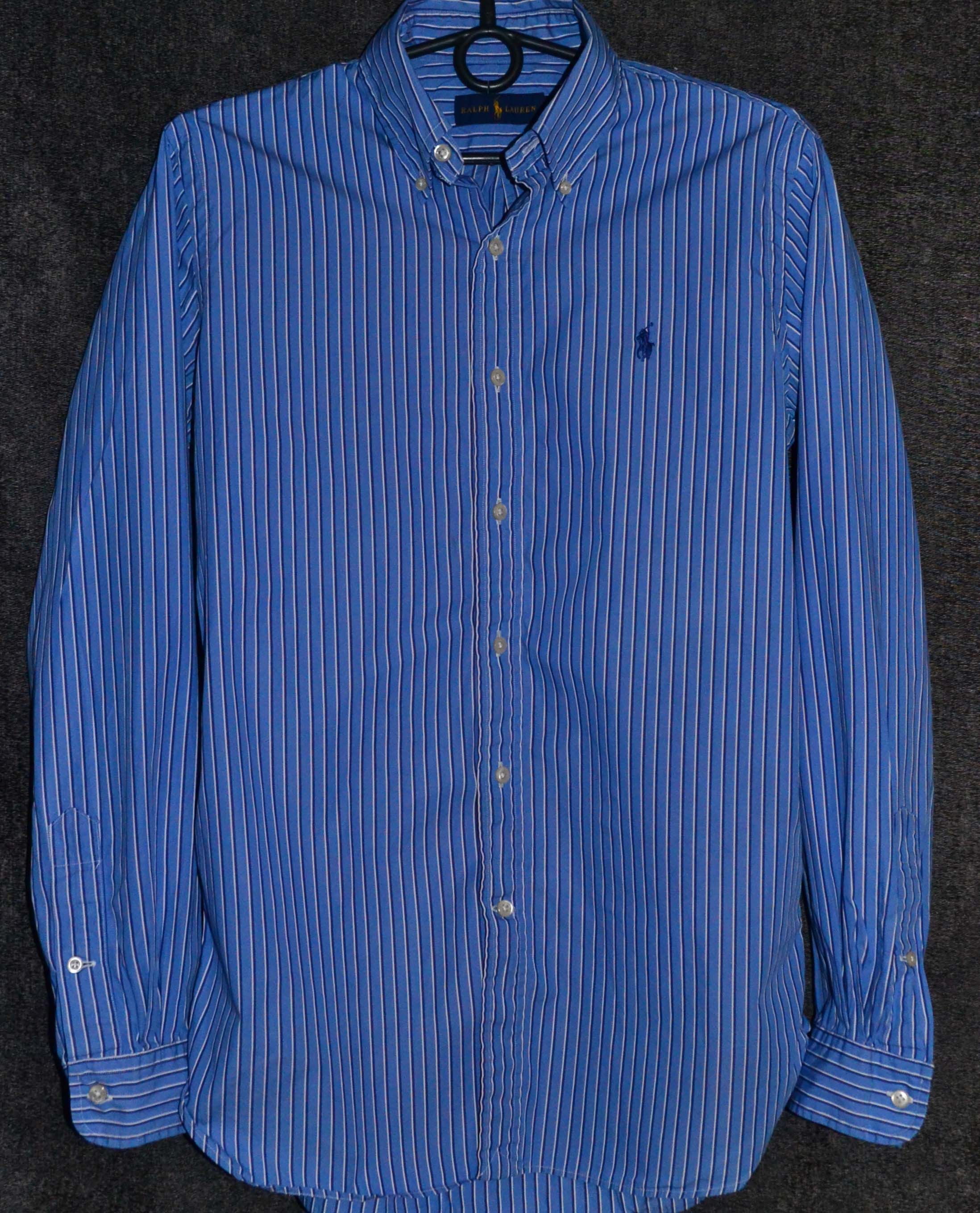 Polo Ralph Lauren × Vintage Polo Ralph Lauren Stripes White / Blue Shirt Size US S / EU 44-46 / 1 - 2 Thumbnail