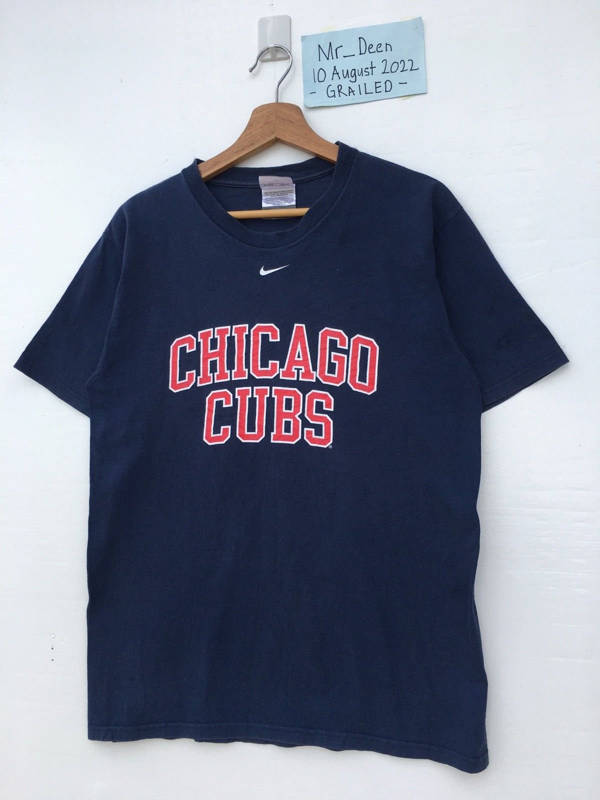 Nike Rare Vintage Nike Chicago Clubs Center swoosh Tshirt Size US M / EU 48-50 / 2 - 4 Thumbnail