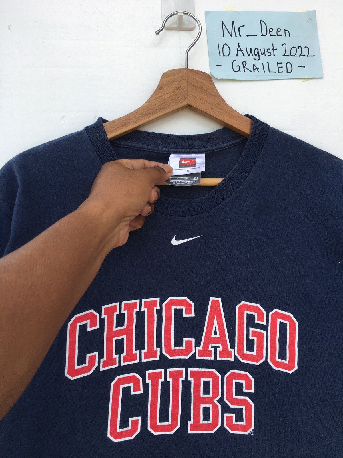 Nike Rare Vintage Nike Chicago Clubs Center swoosh Tshirt Size US M / EU 48-50 / 2 - 6 Thumbnail